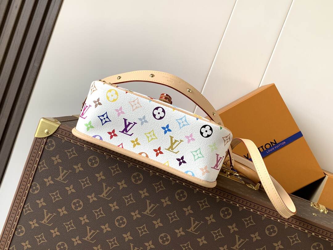 Louis Vuitton's classic Monogra This colorful Diane PM handbag with chips