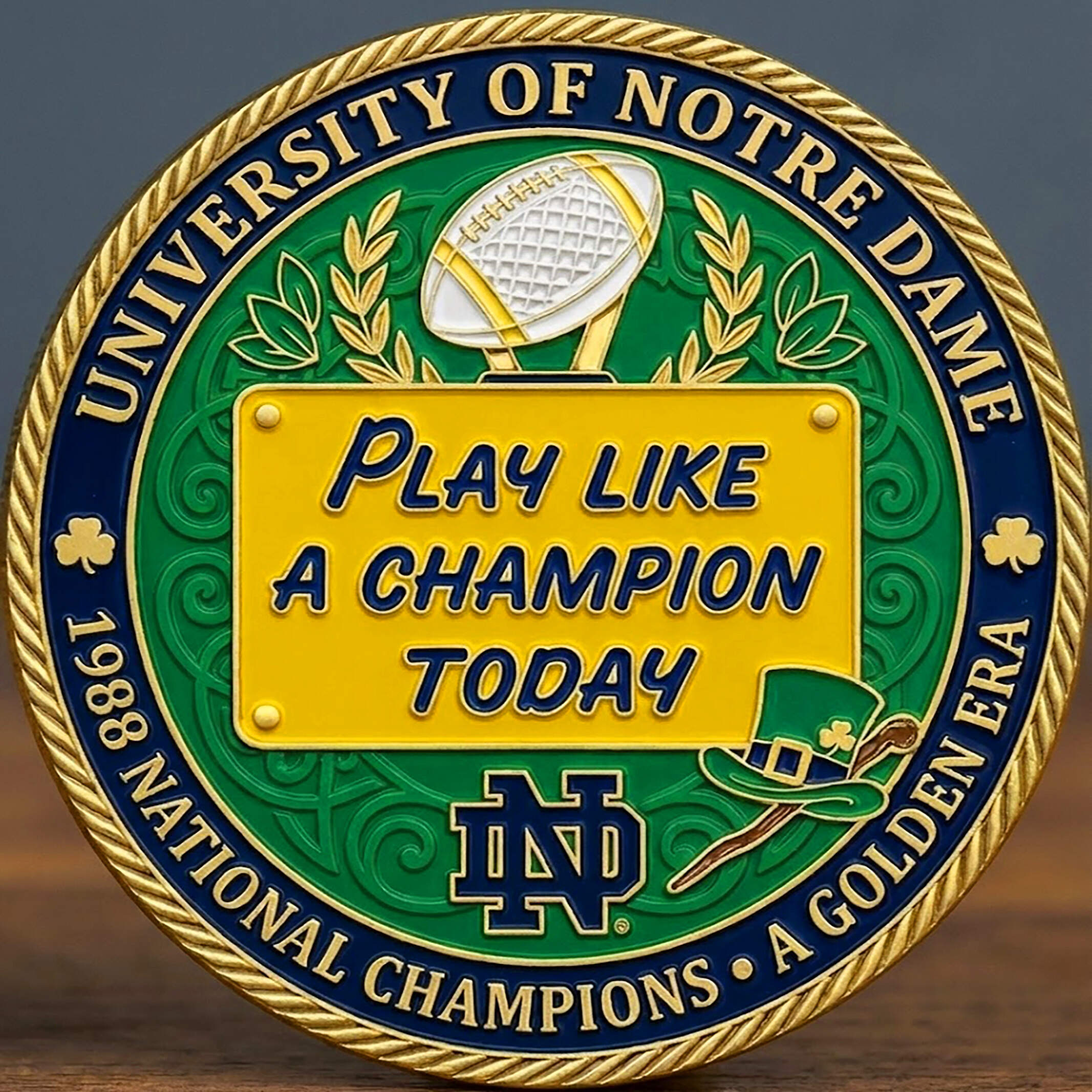 🏈 Legendary Coach Commemorative Challenge Coin