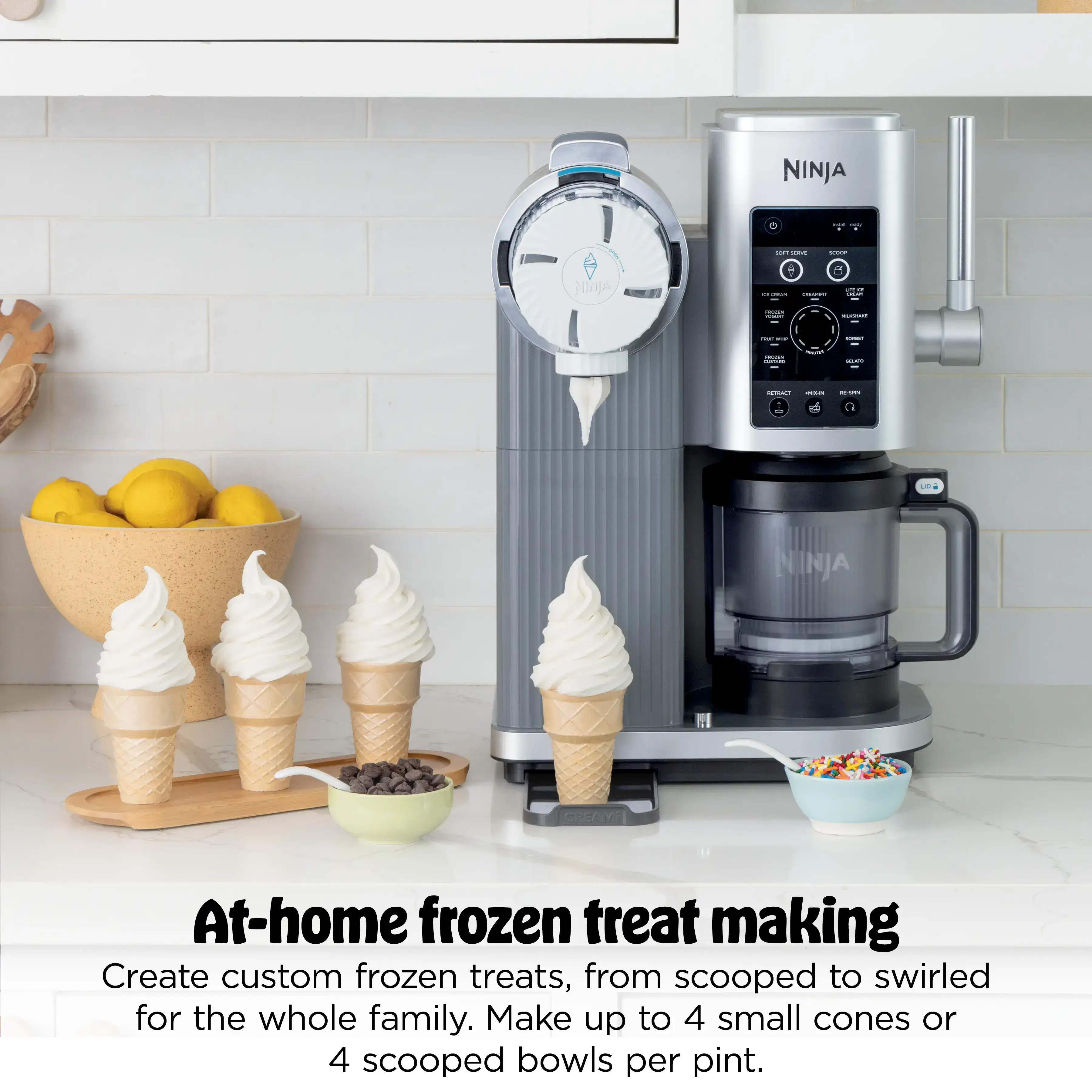 CREAMi Scoop & Swirl 13-in-1 Ice Cream and Soft Serve Maker - NC701