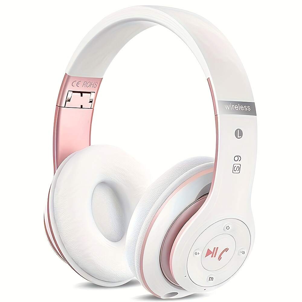 6S Hi-Fi Stereo Foldable Wireless Stereo Headsets Earbuds  With Built-in Mic