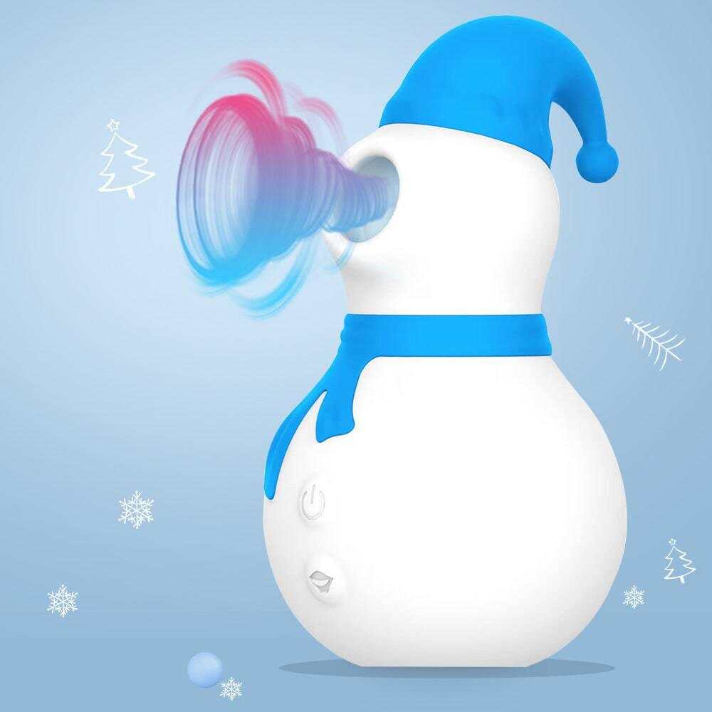Christmas Snowman Rechargeable Electric Clitoral Vibrator