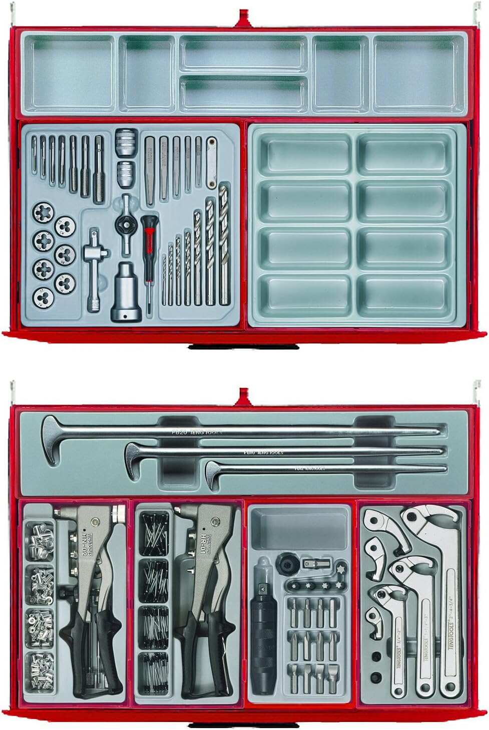 Teng Tools 1100 Piece Complete Mixed Monster Mega Master Hand Tool Kit - TCMONSTER02