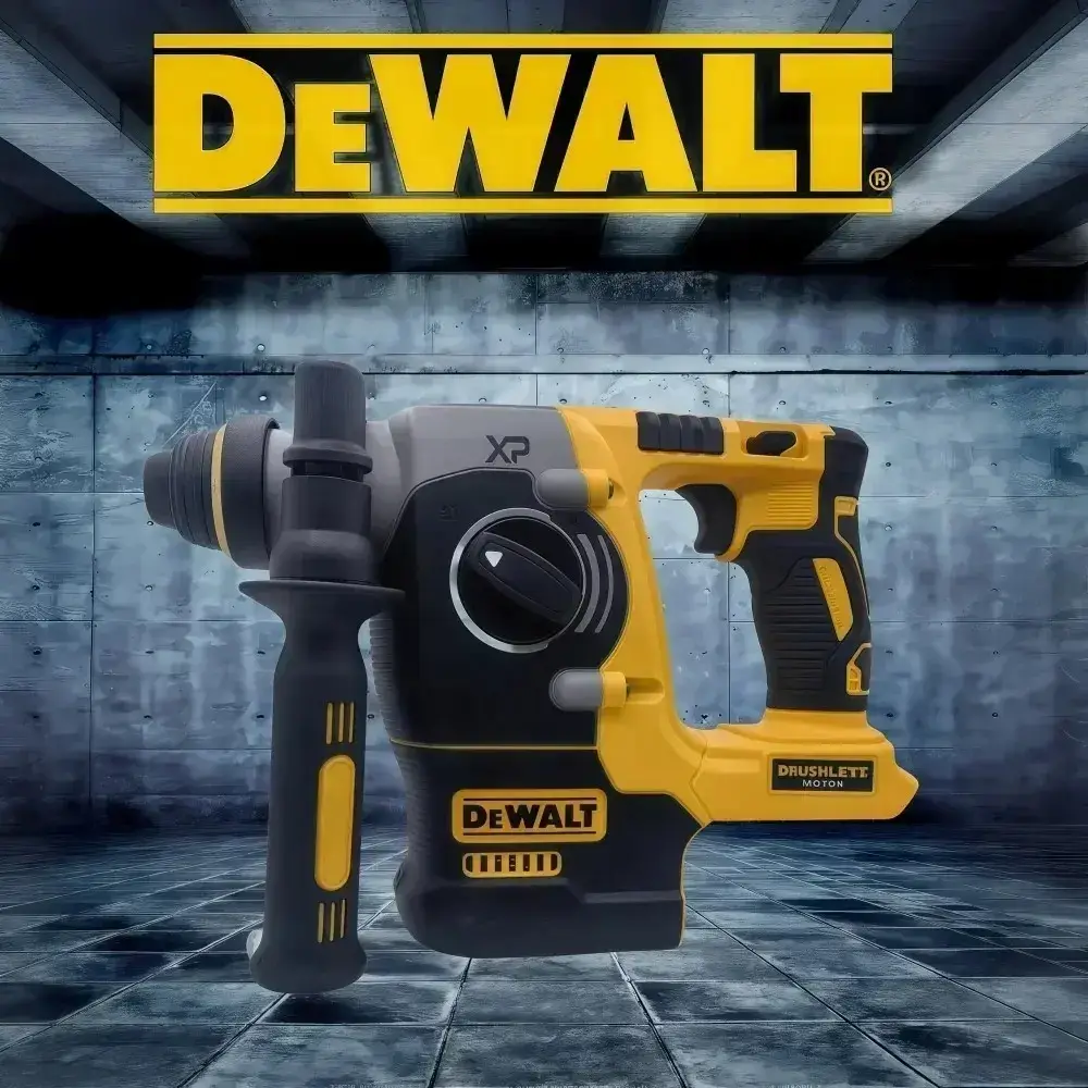 DCH273 Brushless Rotary Hammer,2.1J Impact Energy,360 ° Handle–Efficient for Concrete,Brick&Stone Drilling For 20V 6.0Ah Battery