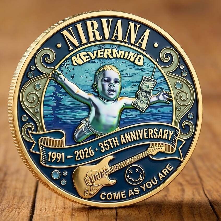 Nirvana Nevermind 35th Anniversary Coin