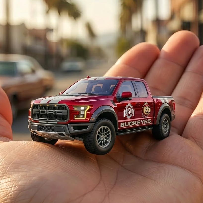 Hot Wheels Ford F-150 Ohio State Buckeyes Edition