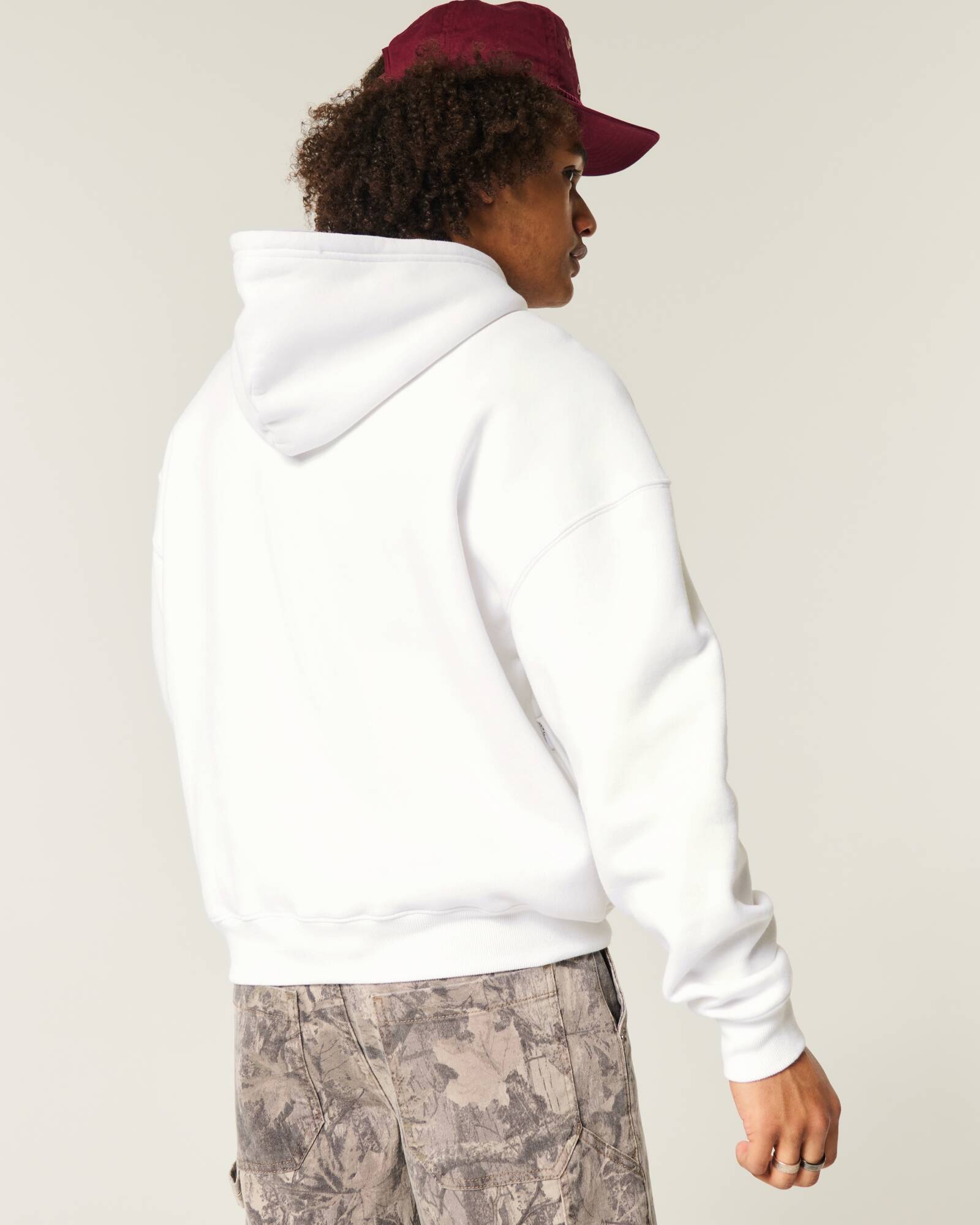 Boxy Camo Hoodie