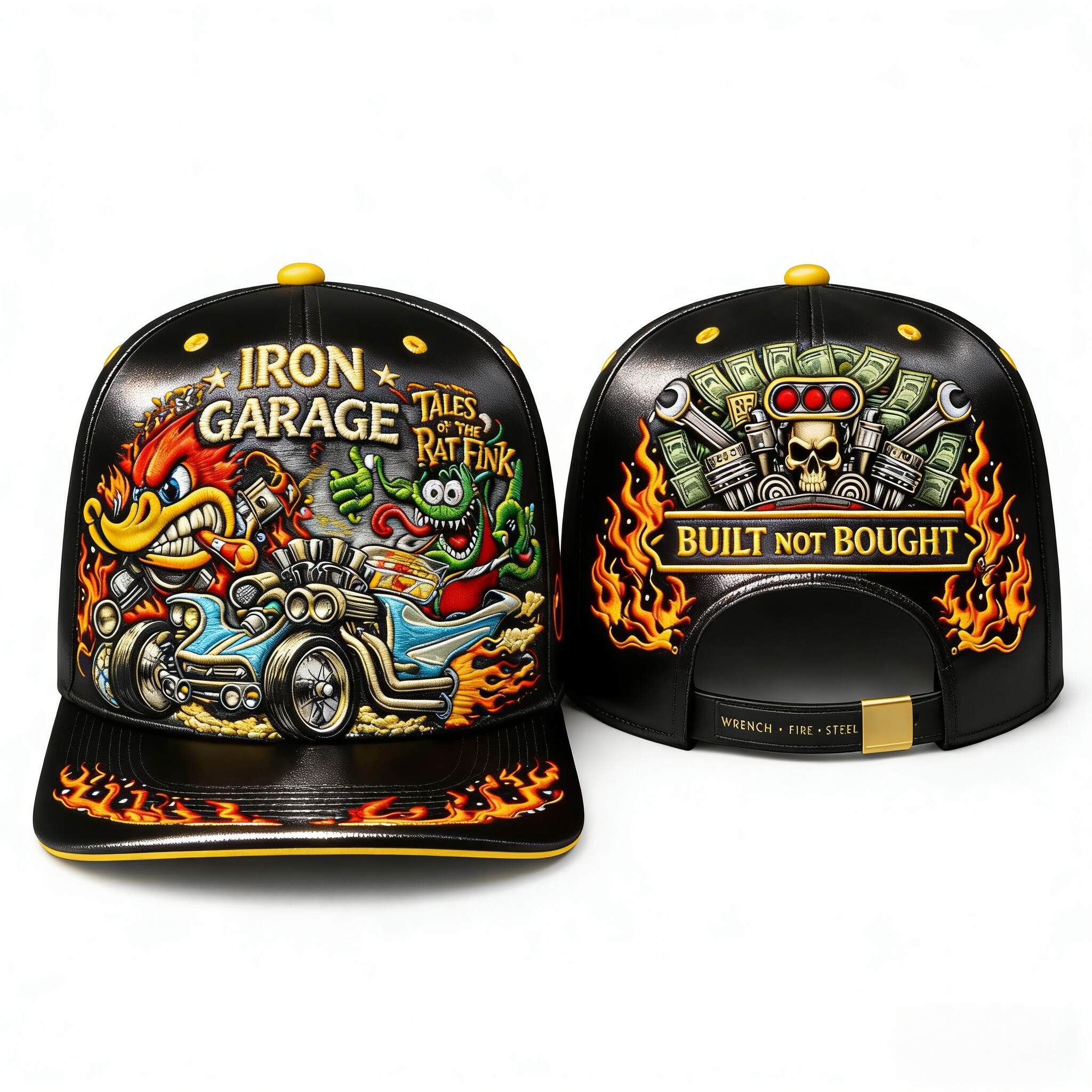 RAT FINK IRON GARAGE Rebellion Limited Cap