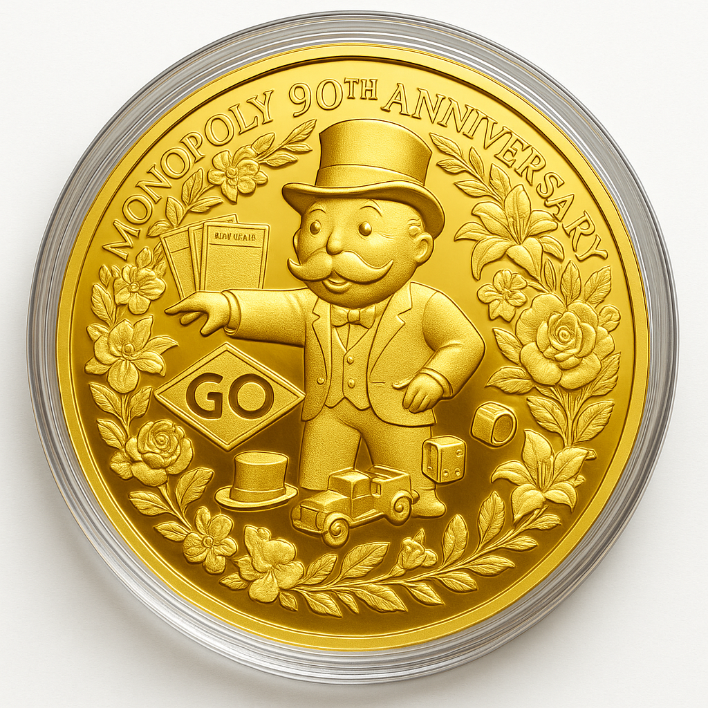 Monopoly 90th Anniversary Official Collector’s Coin