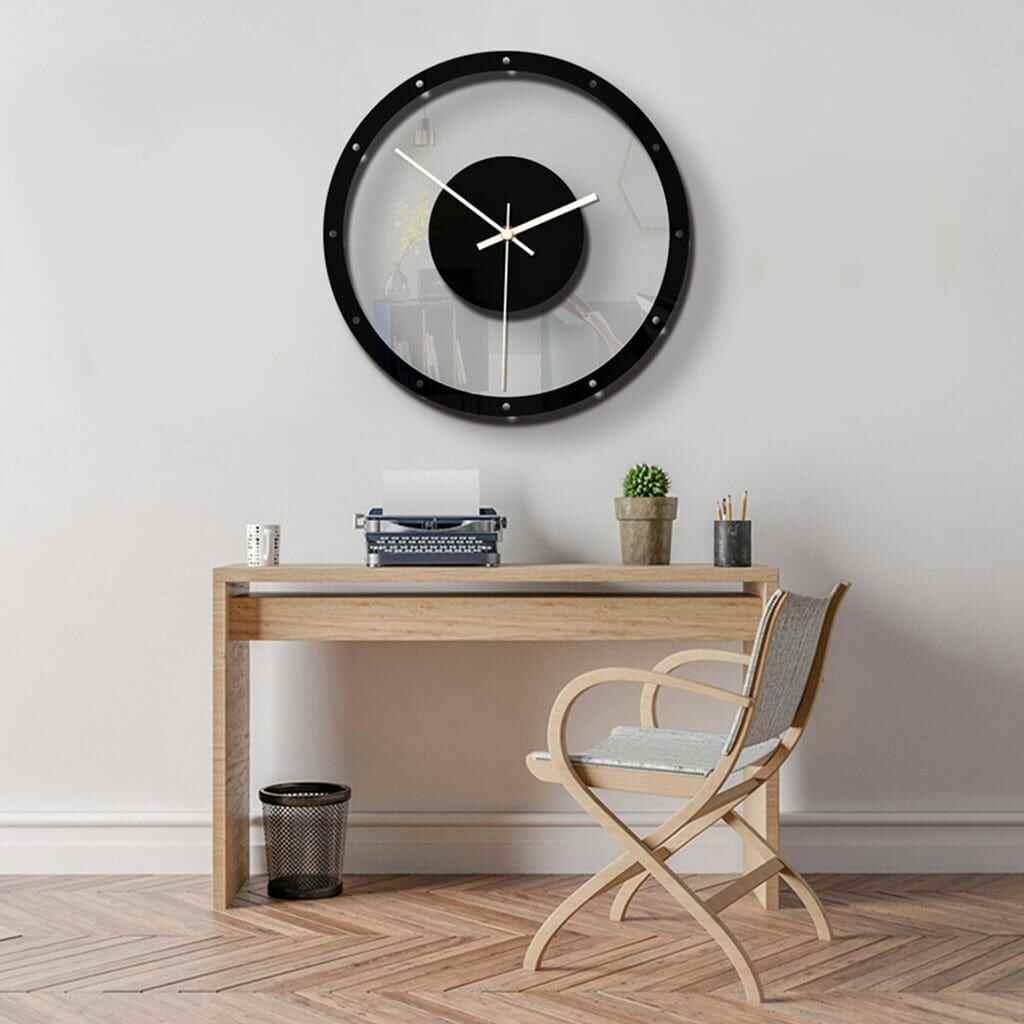 Minimalist Black Wall Clock