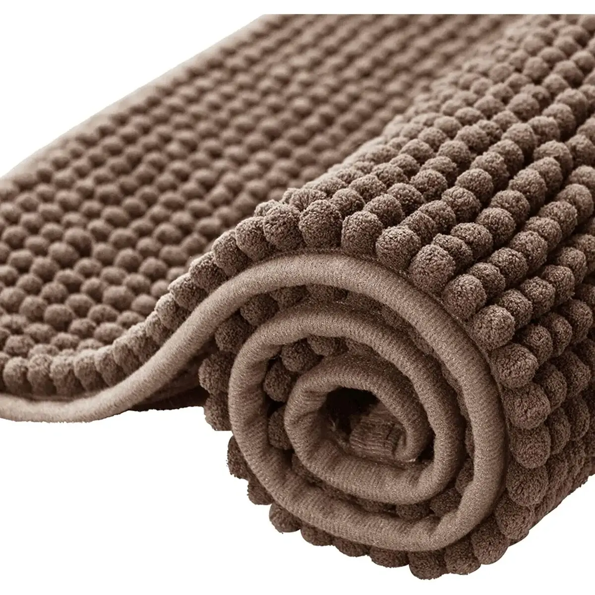 Subrtex Luxury Chenille Bath Rugs Soft Bathroom Mats