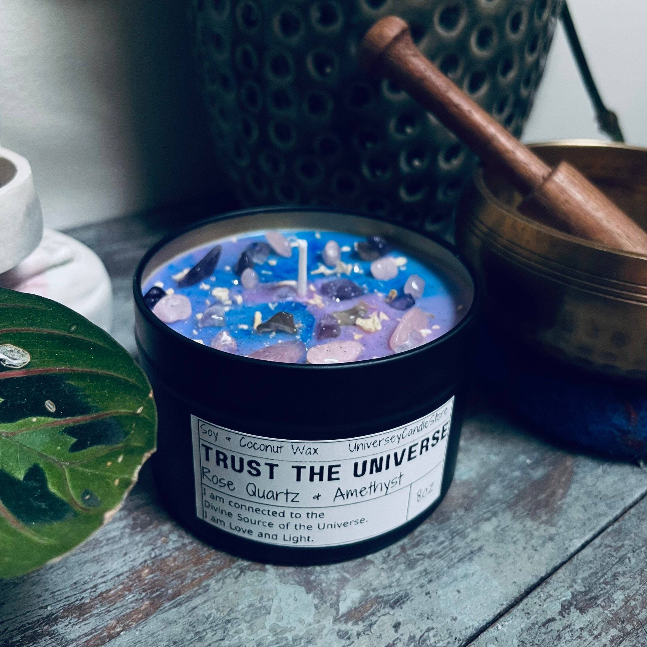🔥TRUST THE UNIVERSE candle -Spiritual Release Energy Gift