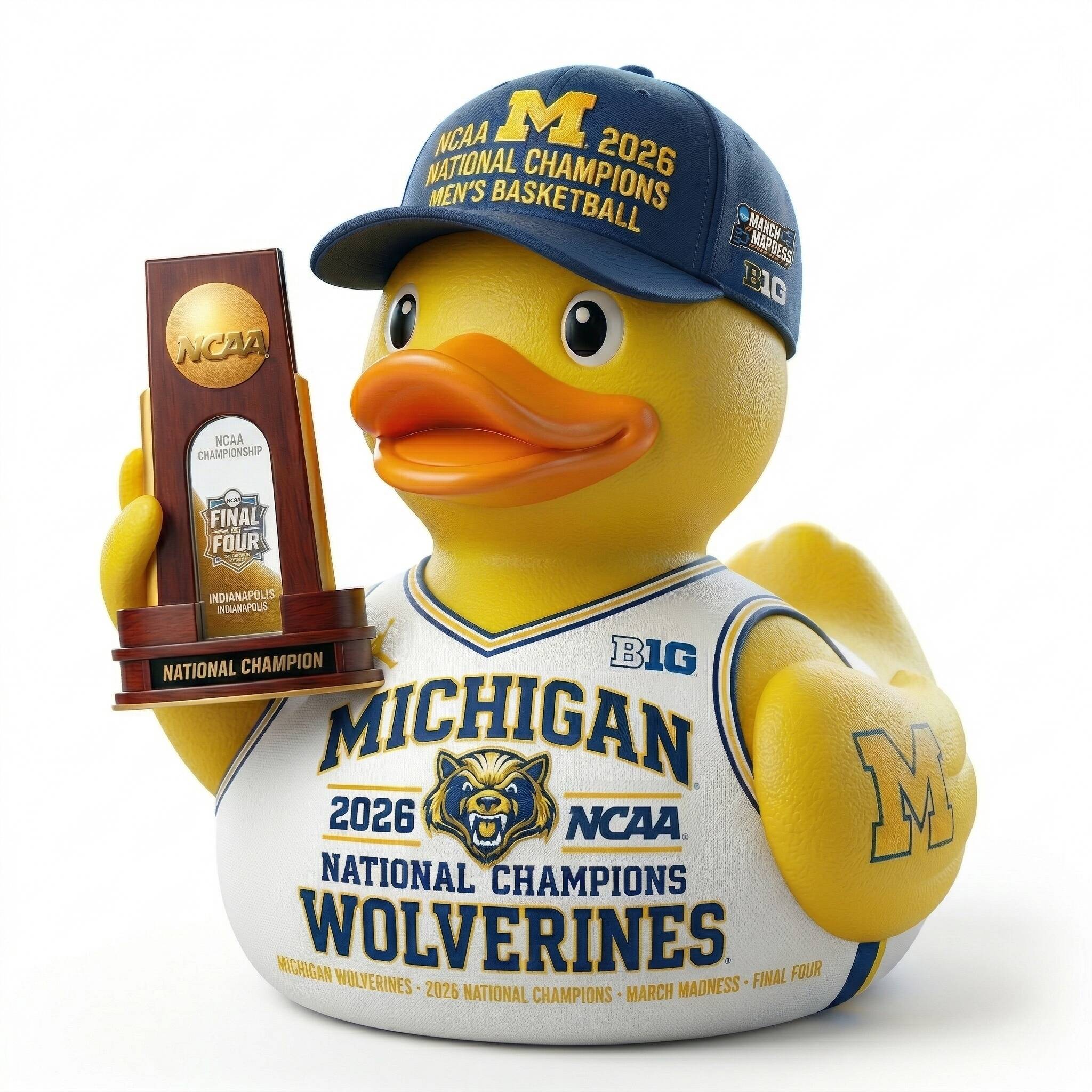 🏆Michigan 2026 Champs Commemorative Rubber Duck