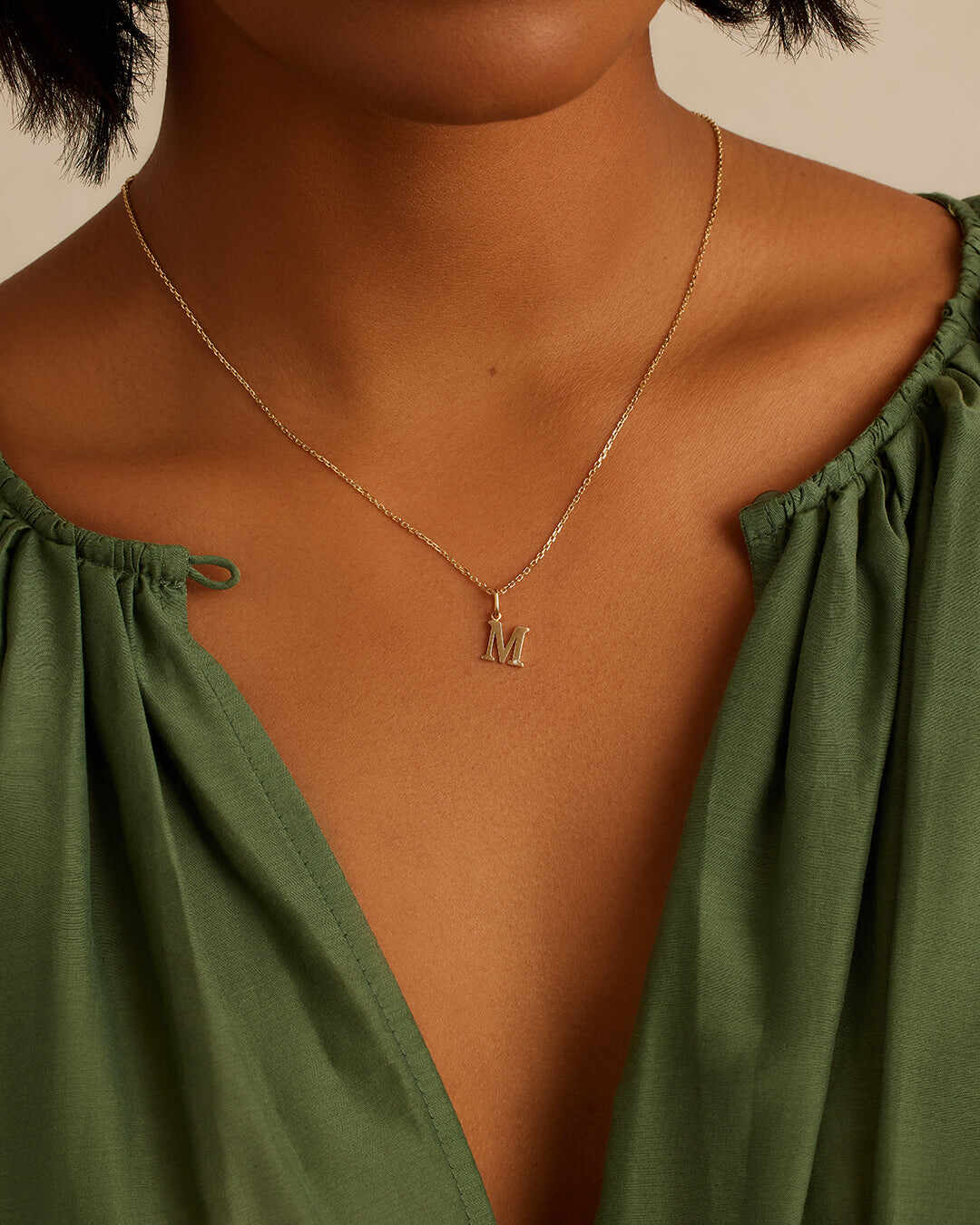 Diamond Vintage Alphabet Charm