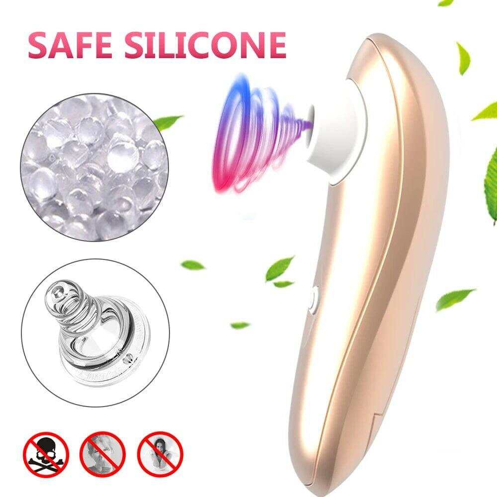 Powerful Clit Sucker Vibrator – Tongue Vibrating Nipple Sucking Stimulator