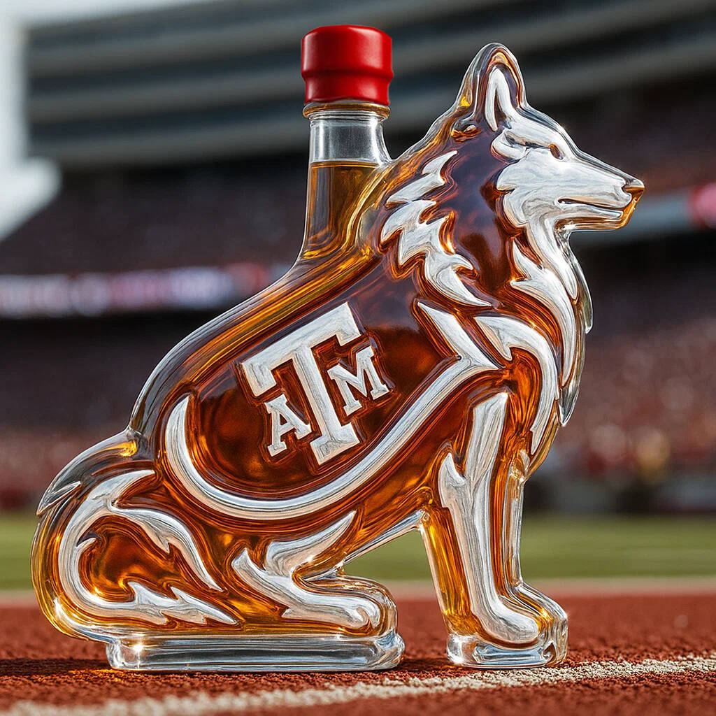 Texas A&M Aggies Whisky Bottle