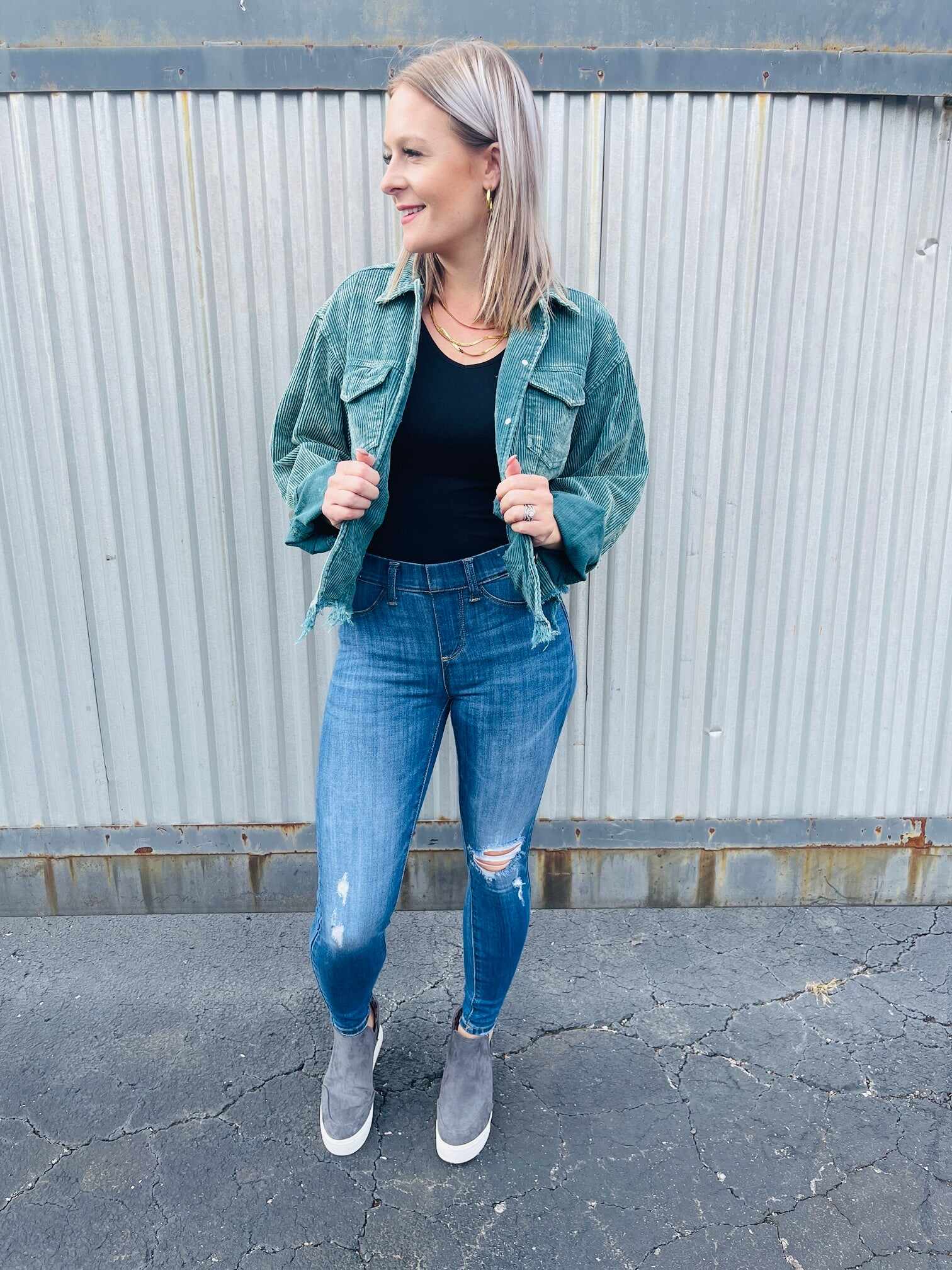 Plus/Reg AH, Push It Pull On Skinny Jeans