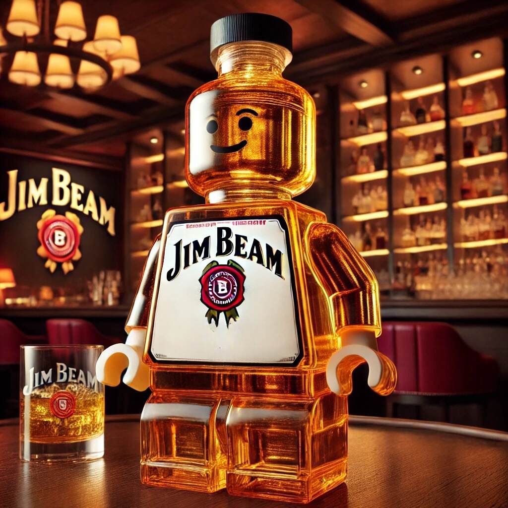 LEGO Minifigure Whiskey Bottle