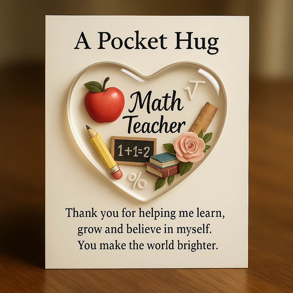 A Pocket Hug for Teacher