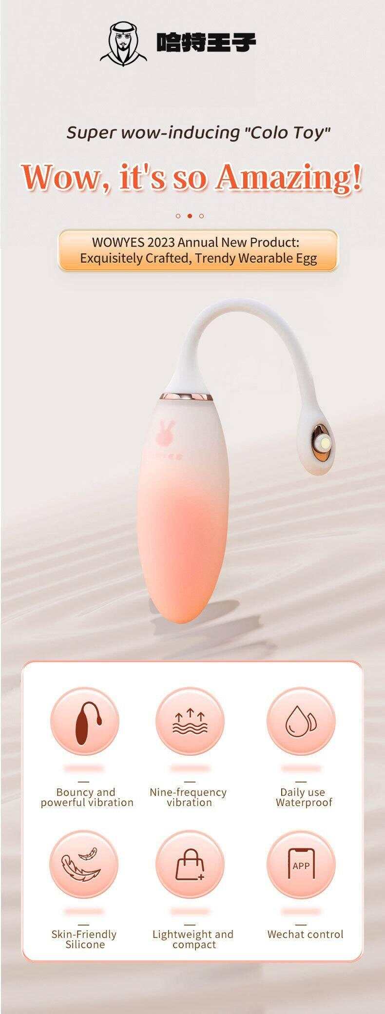 Cola Remote Control Vibrating Egg – Clitoral Vibrator