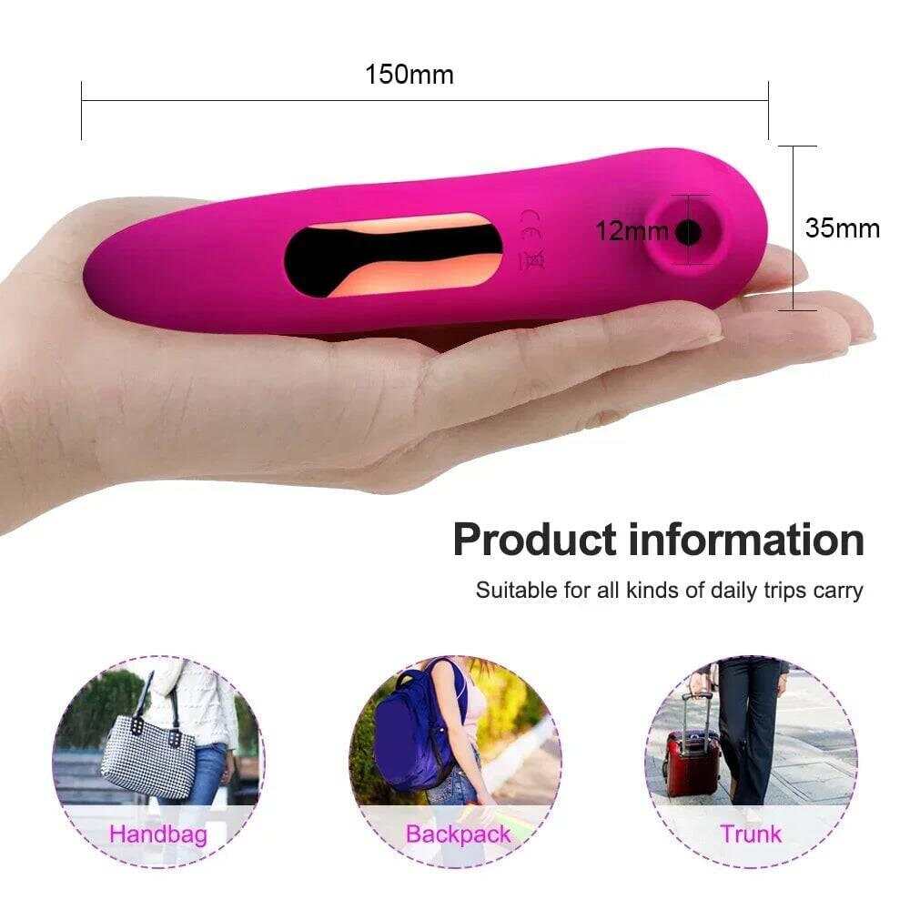 PASSION PULSE ADULT Powerful Nipple & Clitoris Sucking Vibrator