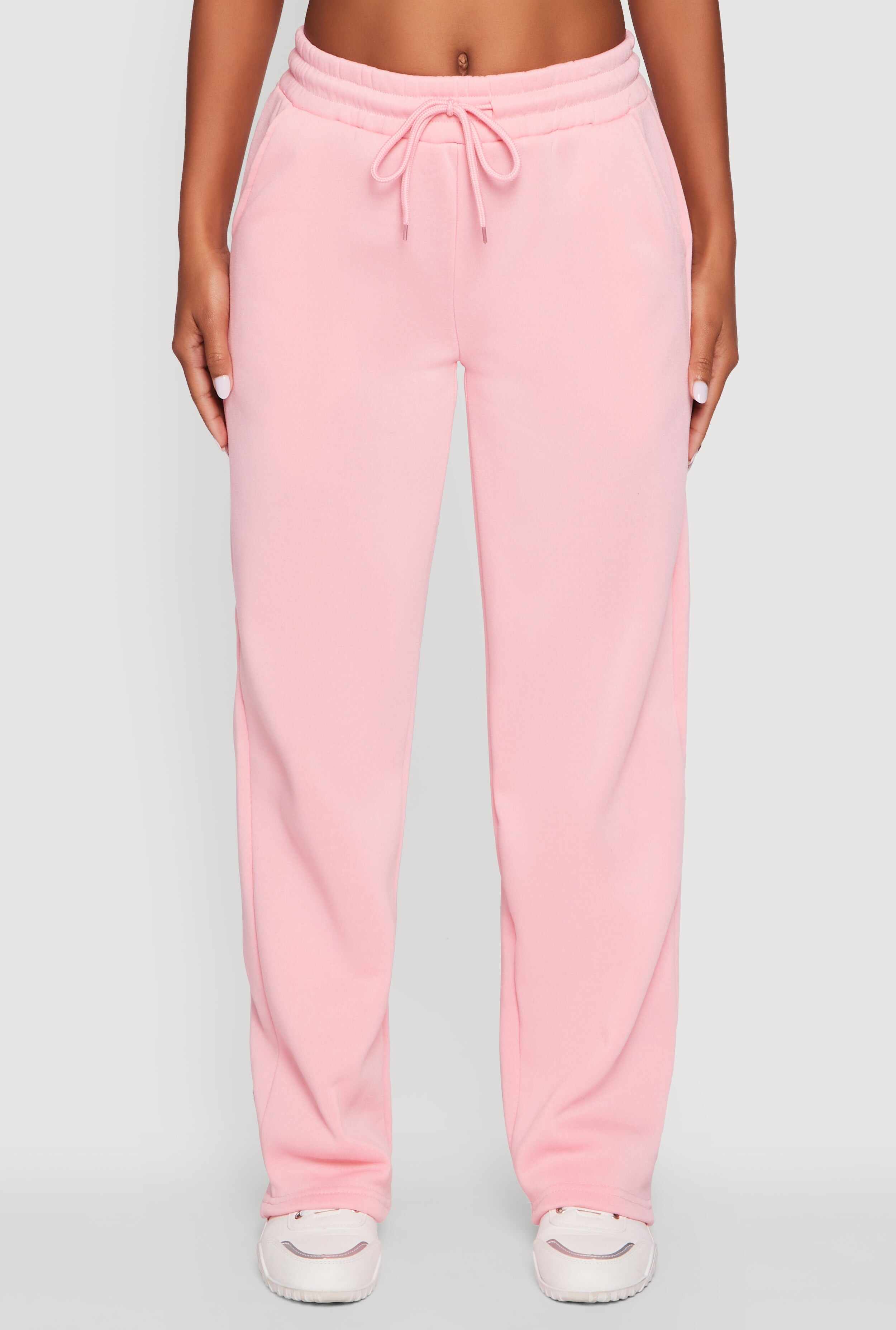 Bow Graphic Drawstring Waist Sweatpants
