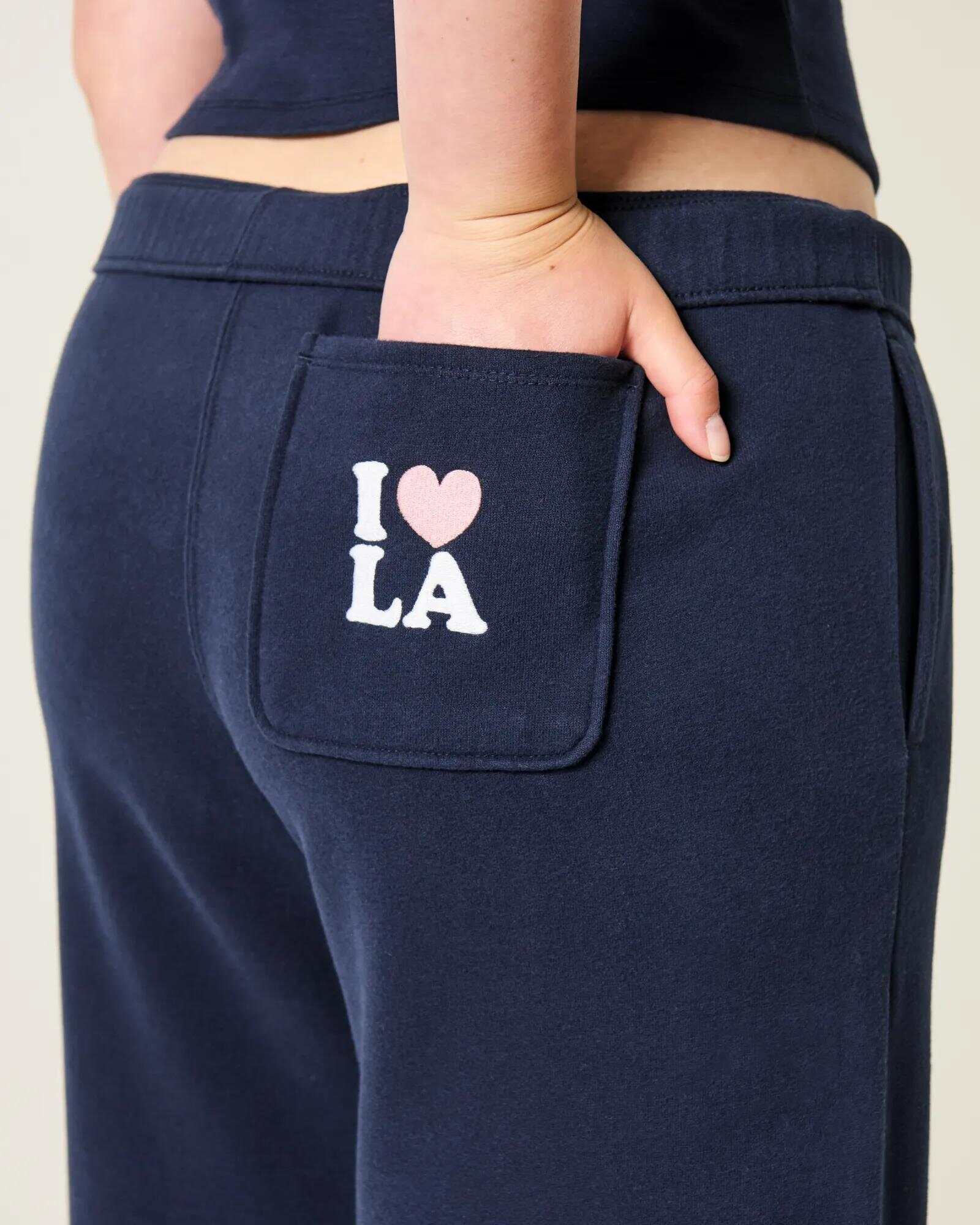 Wide-Leg Sweatpants