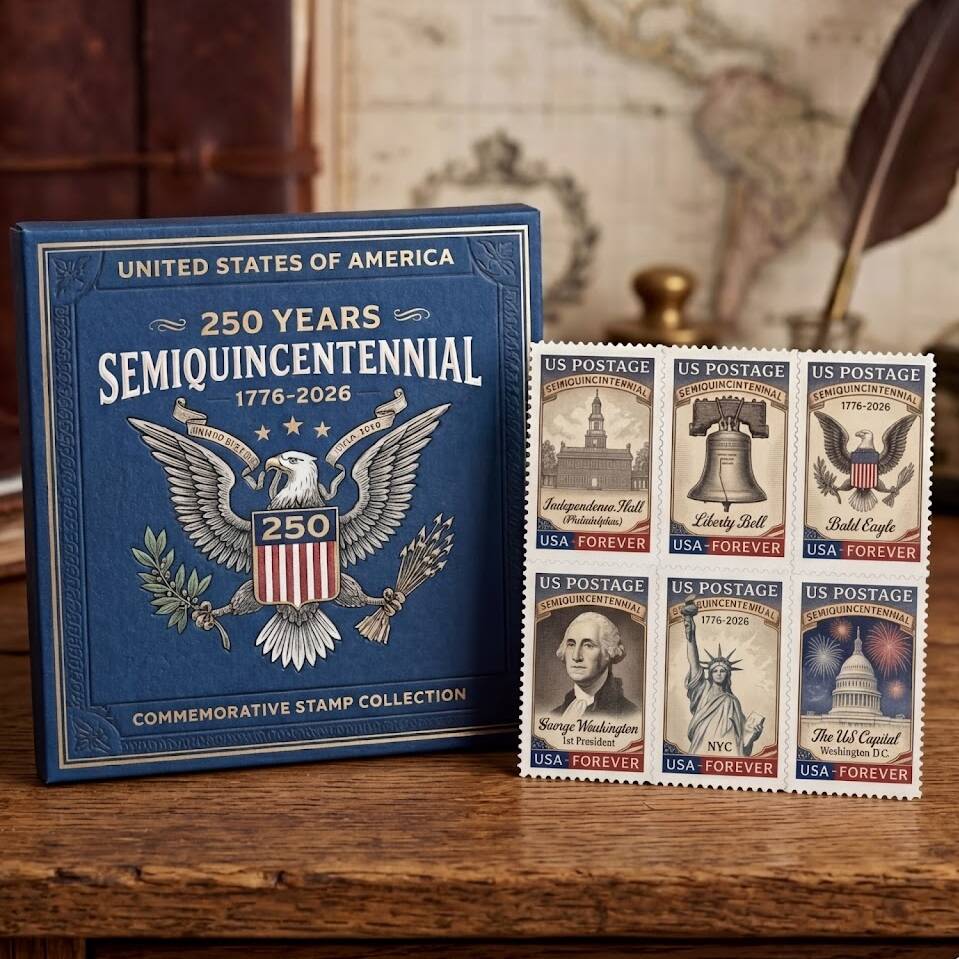 American Independence 250th Anniversary Stamp Set