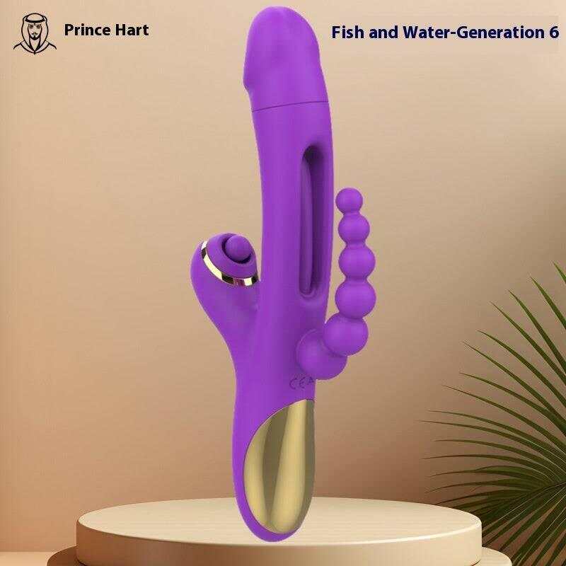 3-in-1 Sucking, Patting, Vibrating Clitoral Wand