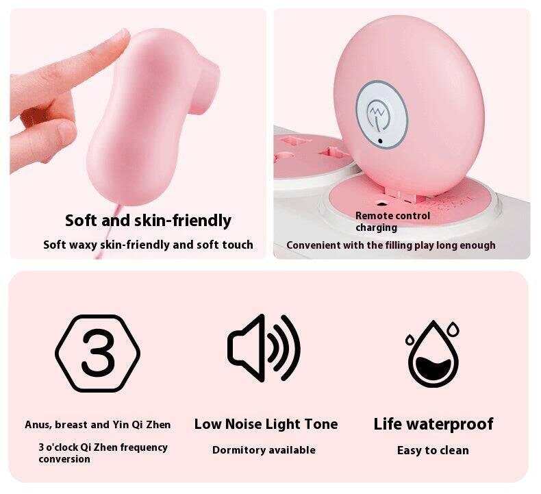 Tongue Sucking Remote Control Vibrator Set