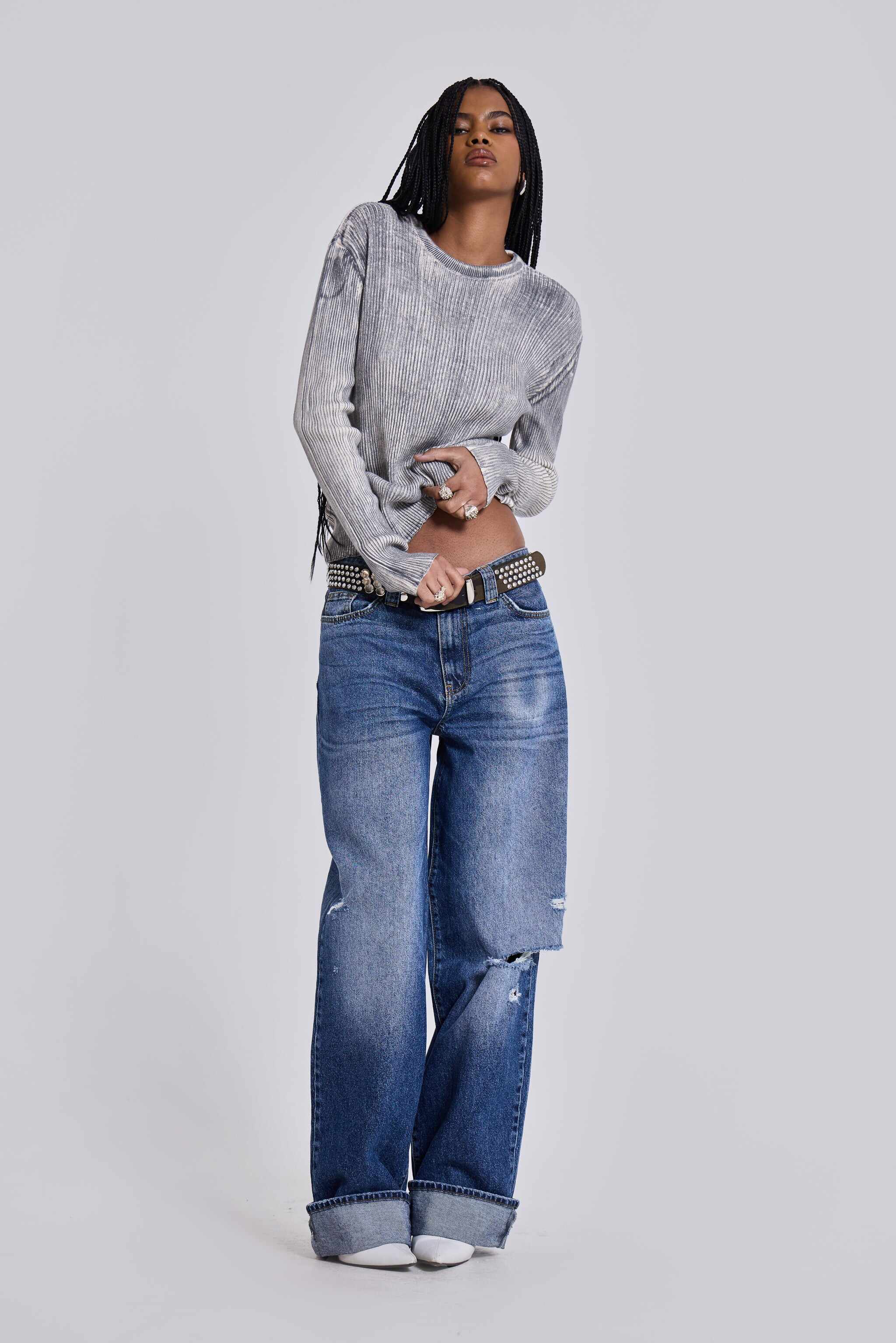 Sonic Jeans in Vintage Blue Wash