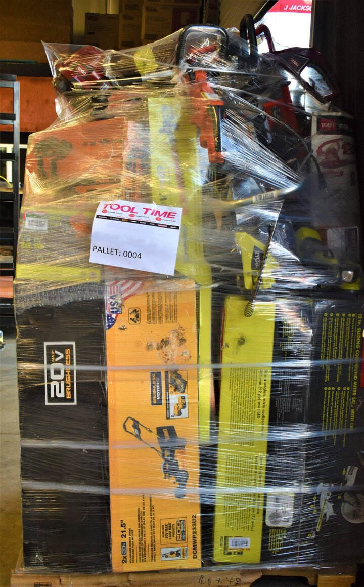 🎁2024 NEW Customer Returns Tool Pallets Online⭐Buy 7 FOOT TALL “MONSTER” PALLETS Online