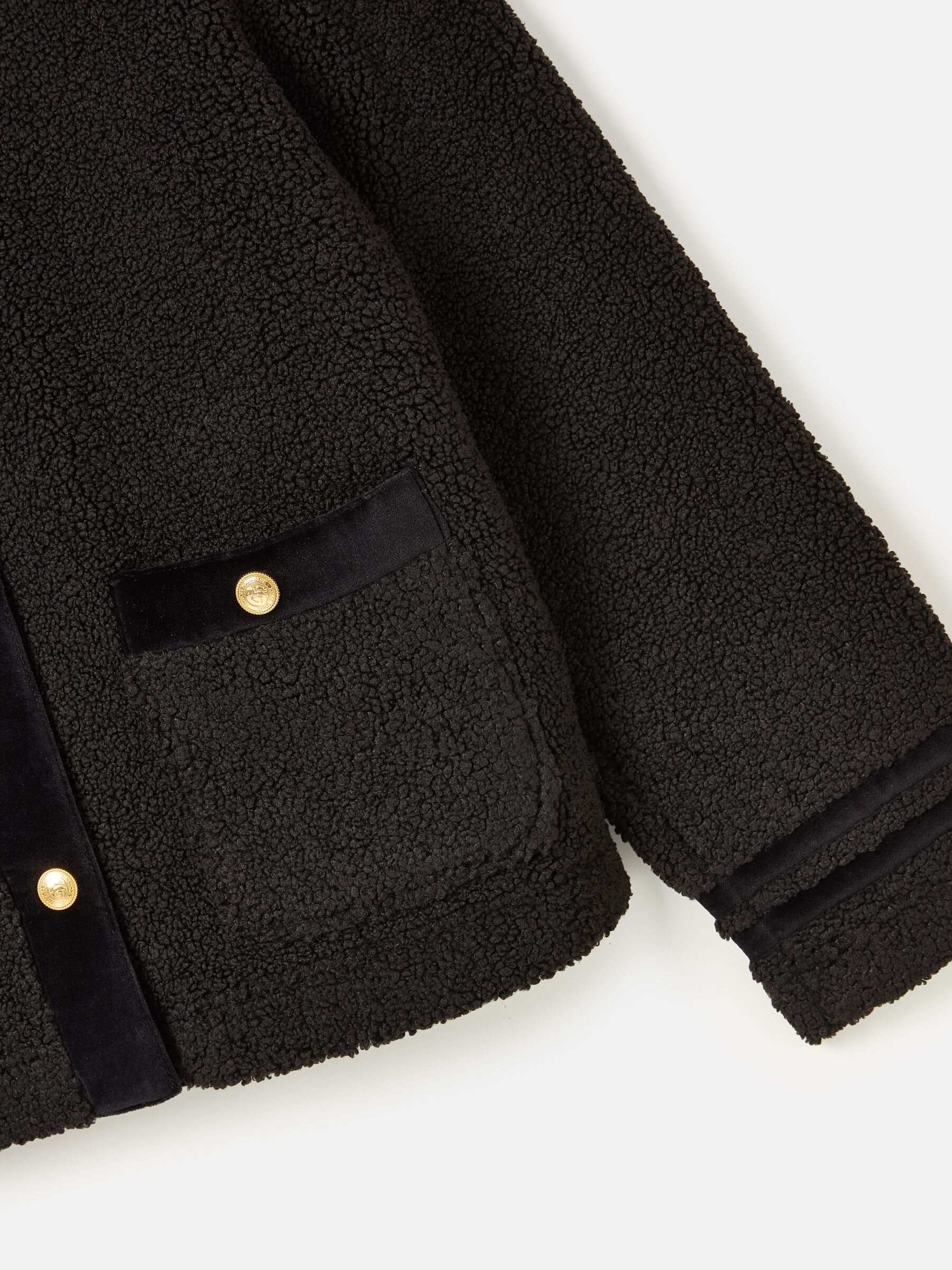 Fleur Red Fleece Jacket