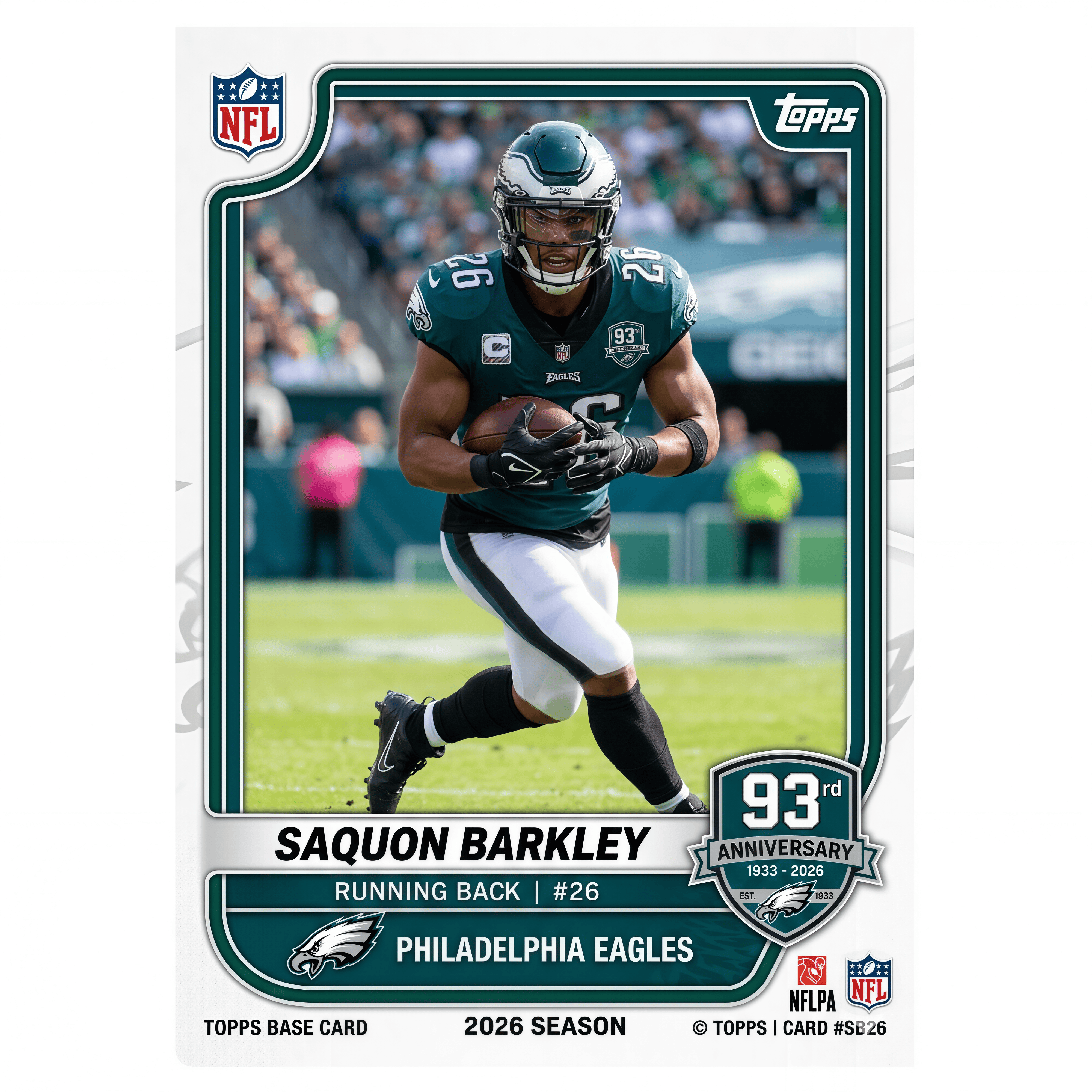 2026 Philadelphia Eagles 93rd Anniversary Hobby Box