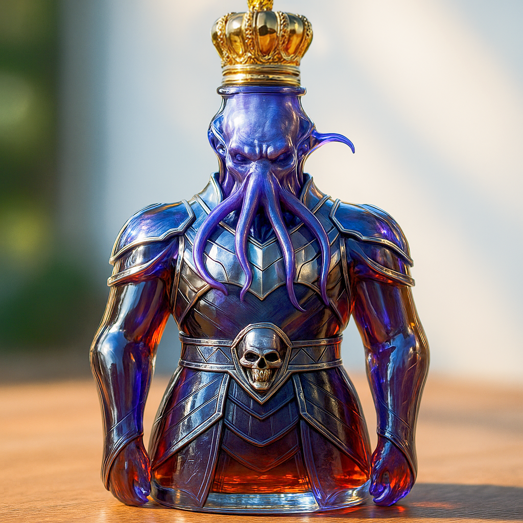 D&D Mind Flayer Whiskey Bottle