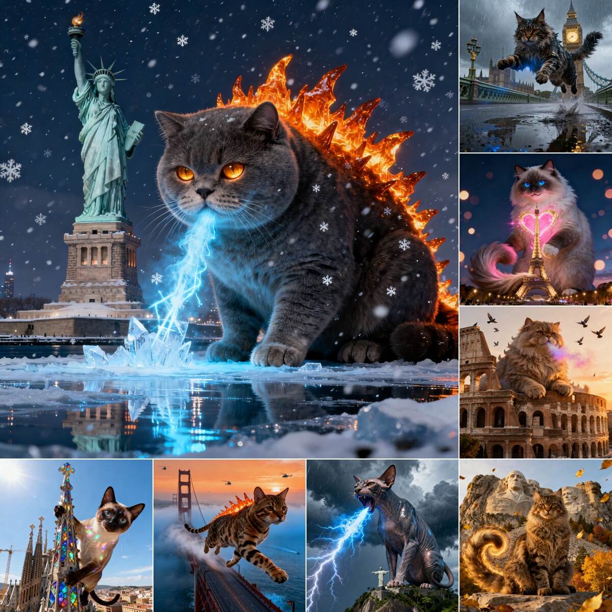 🐾CATZILLA 2026: Global Cat Guardian Calendar