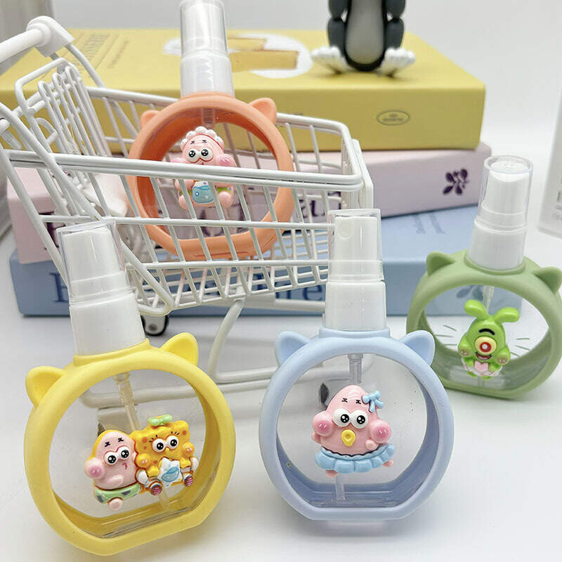 Cute Cat Ear Mini Spray Bottle With Cartoon Pattern