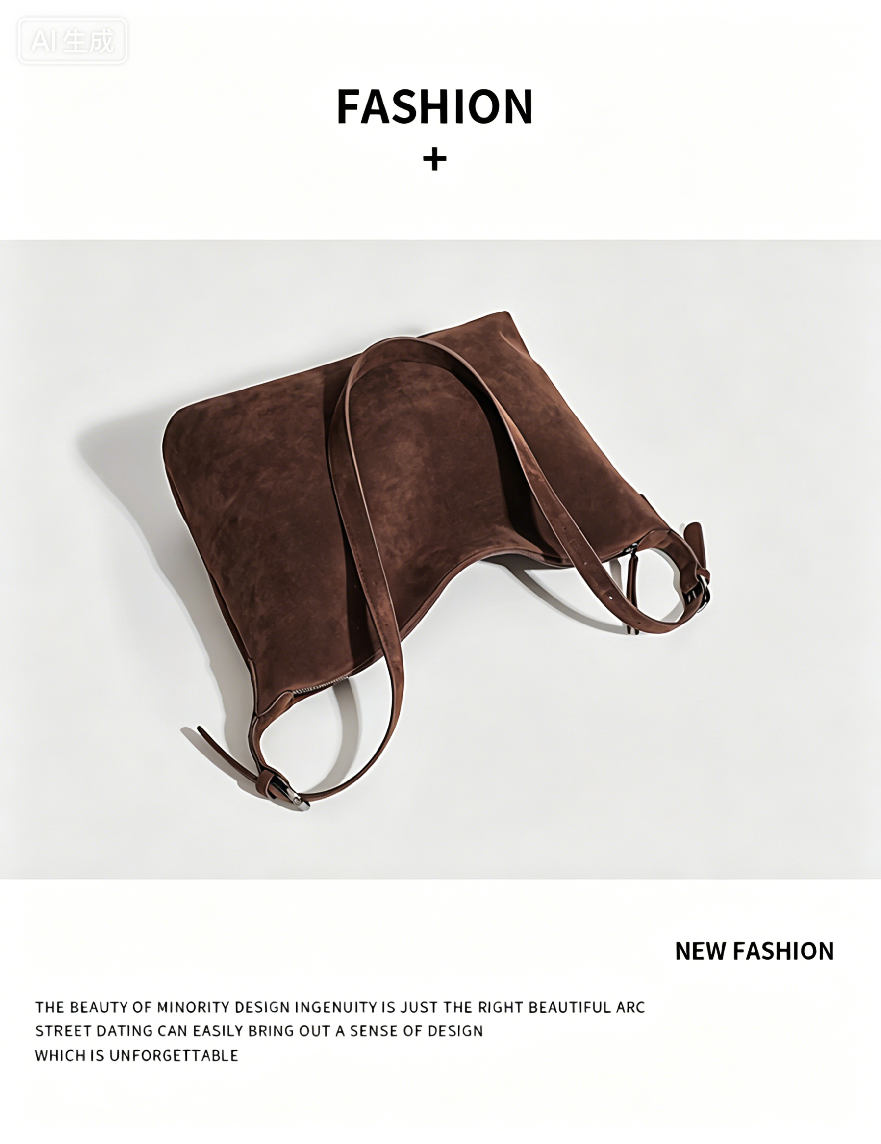 Fashionable handbag with classic design