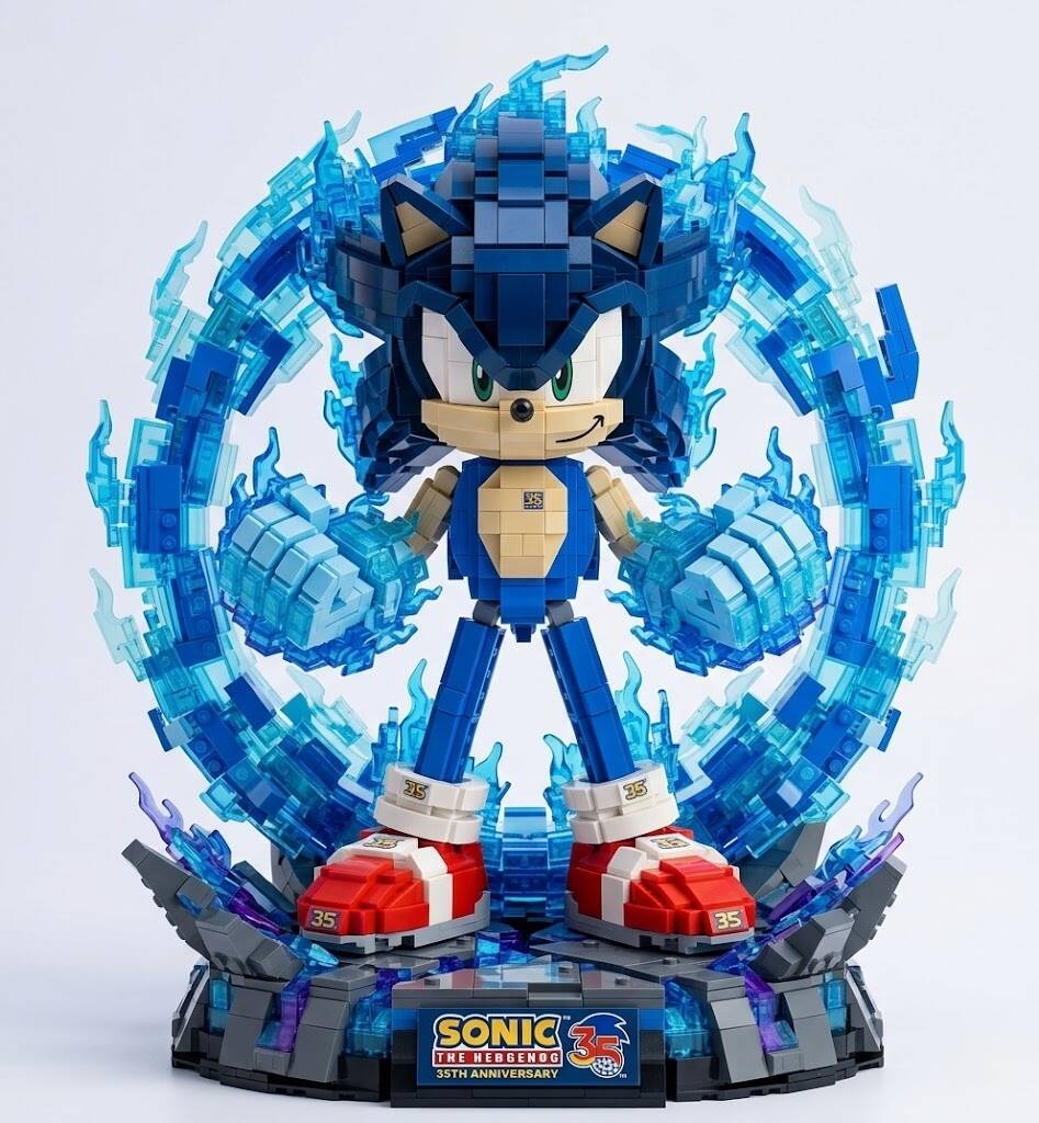 Sonic 35th Anniversary Brick Set 1991-2026 Collectible✨