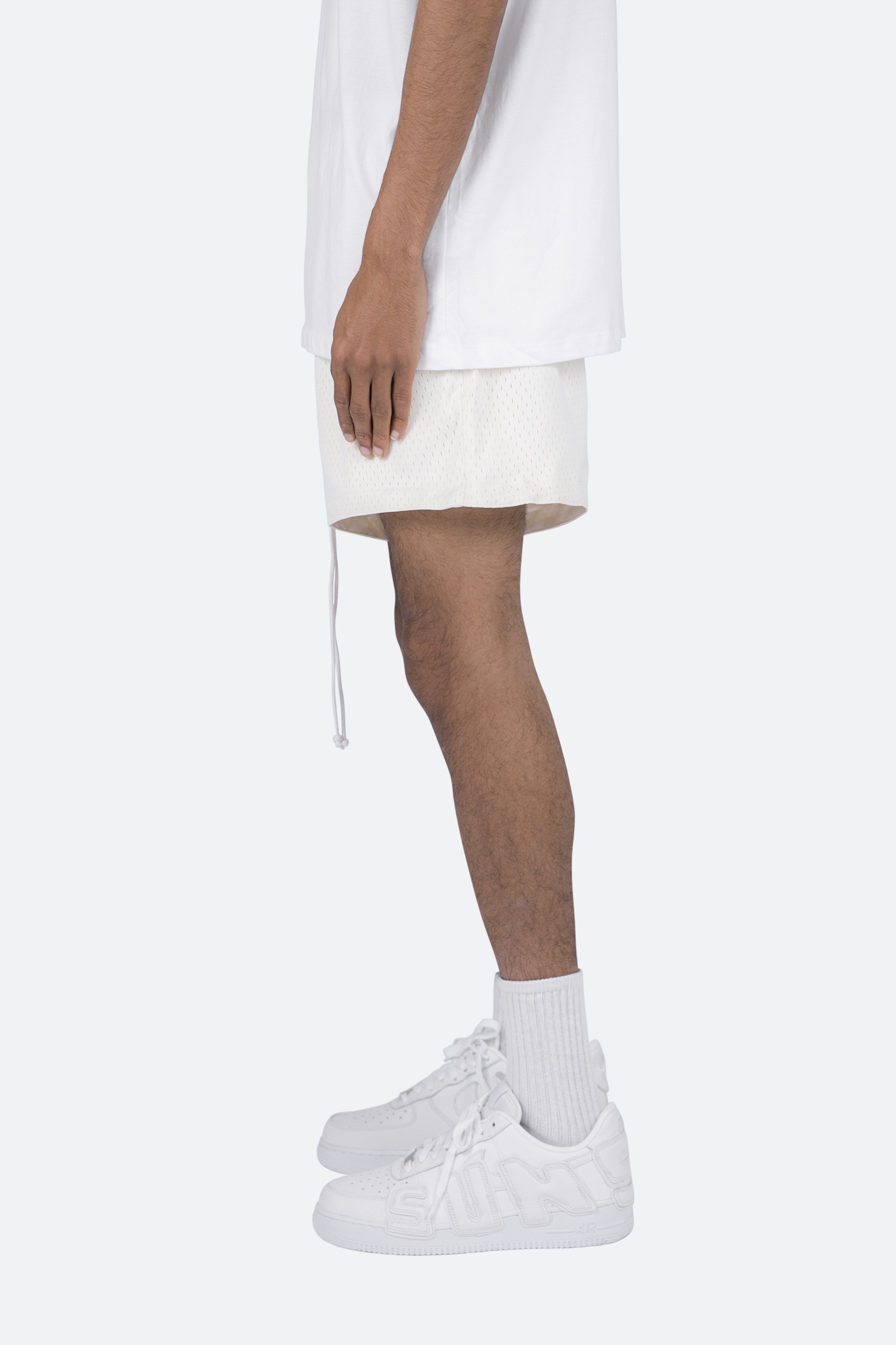 Warm Up Mesh Shorts - Off White