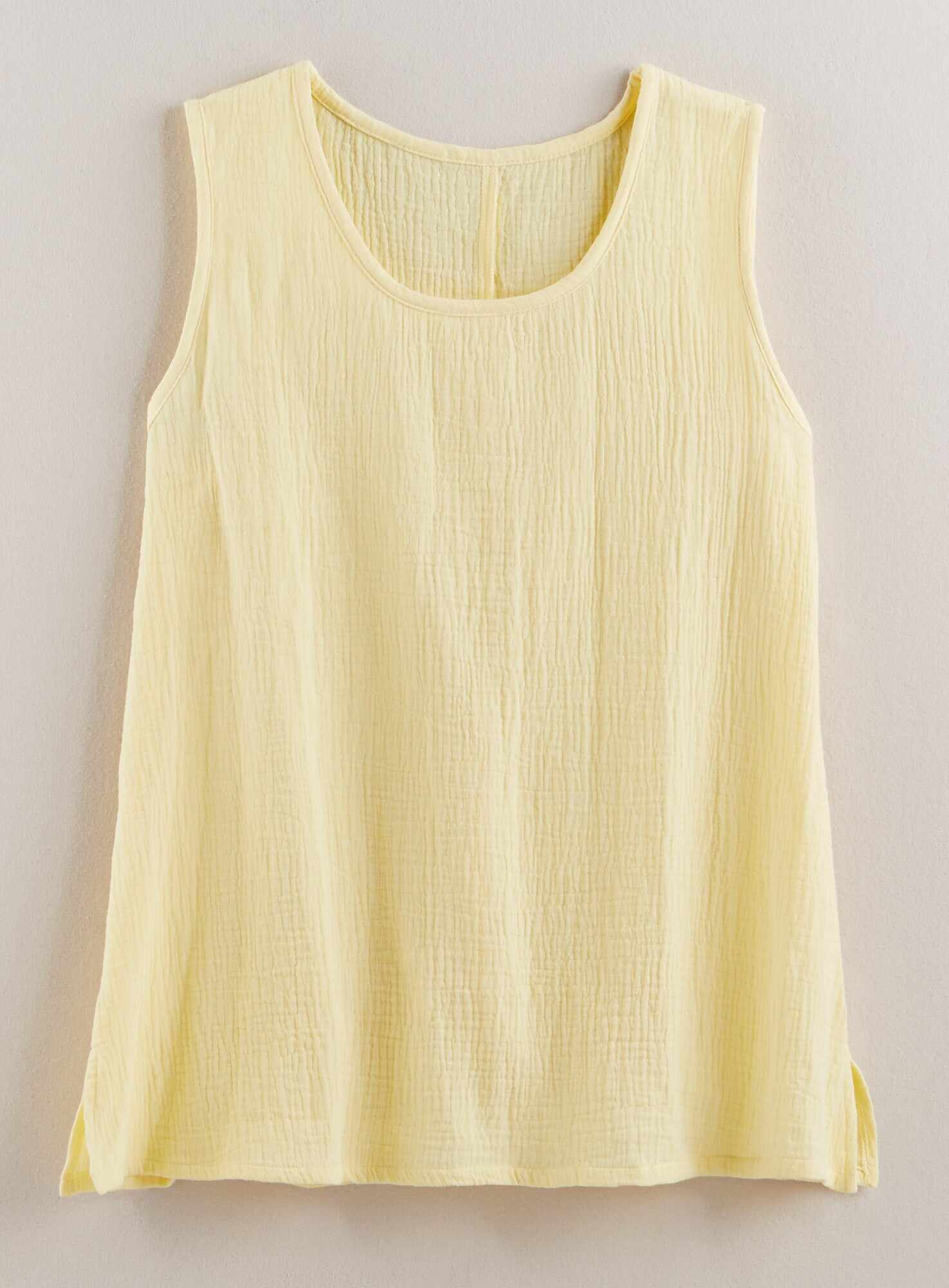 Cotton Ripple Tank Top