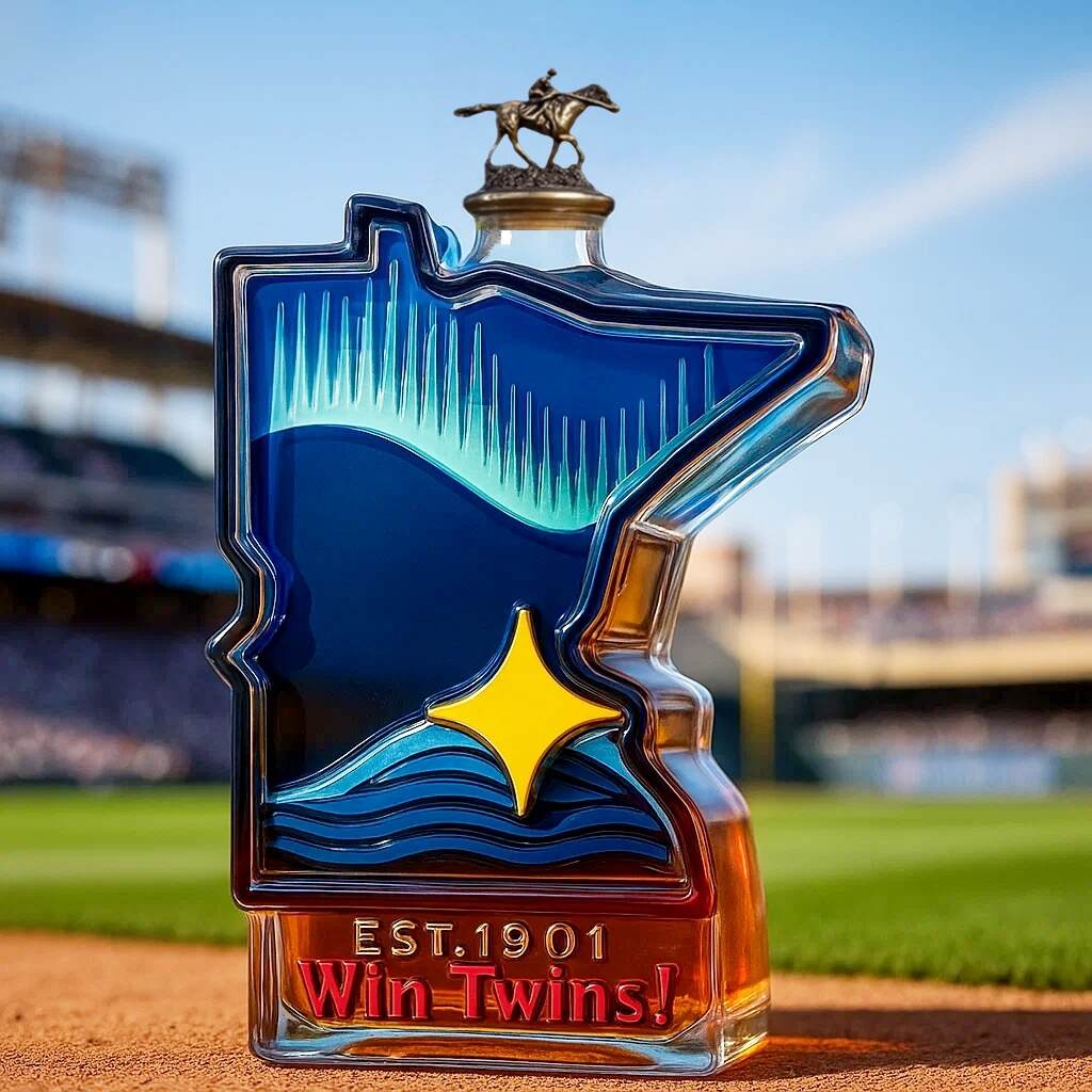Minnesota Twins Limited Edition Whisky Bottle
