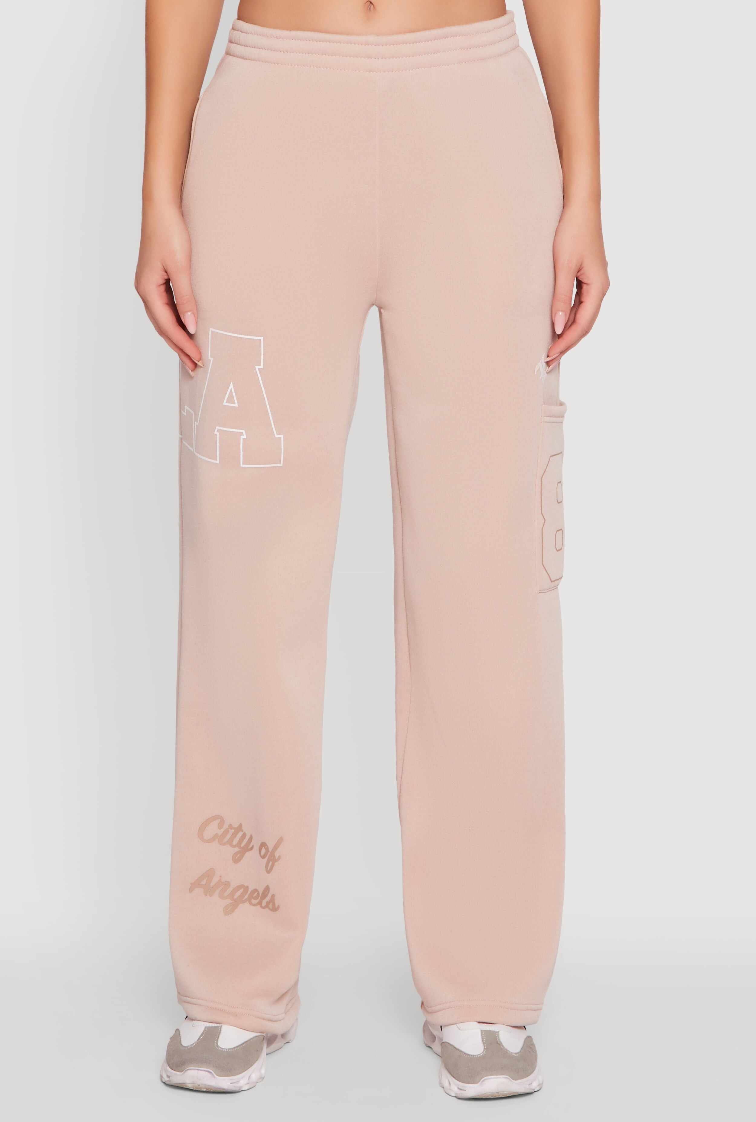 Los Angeles Graphic  Wide Leg Sweatpants