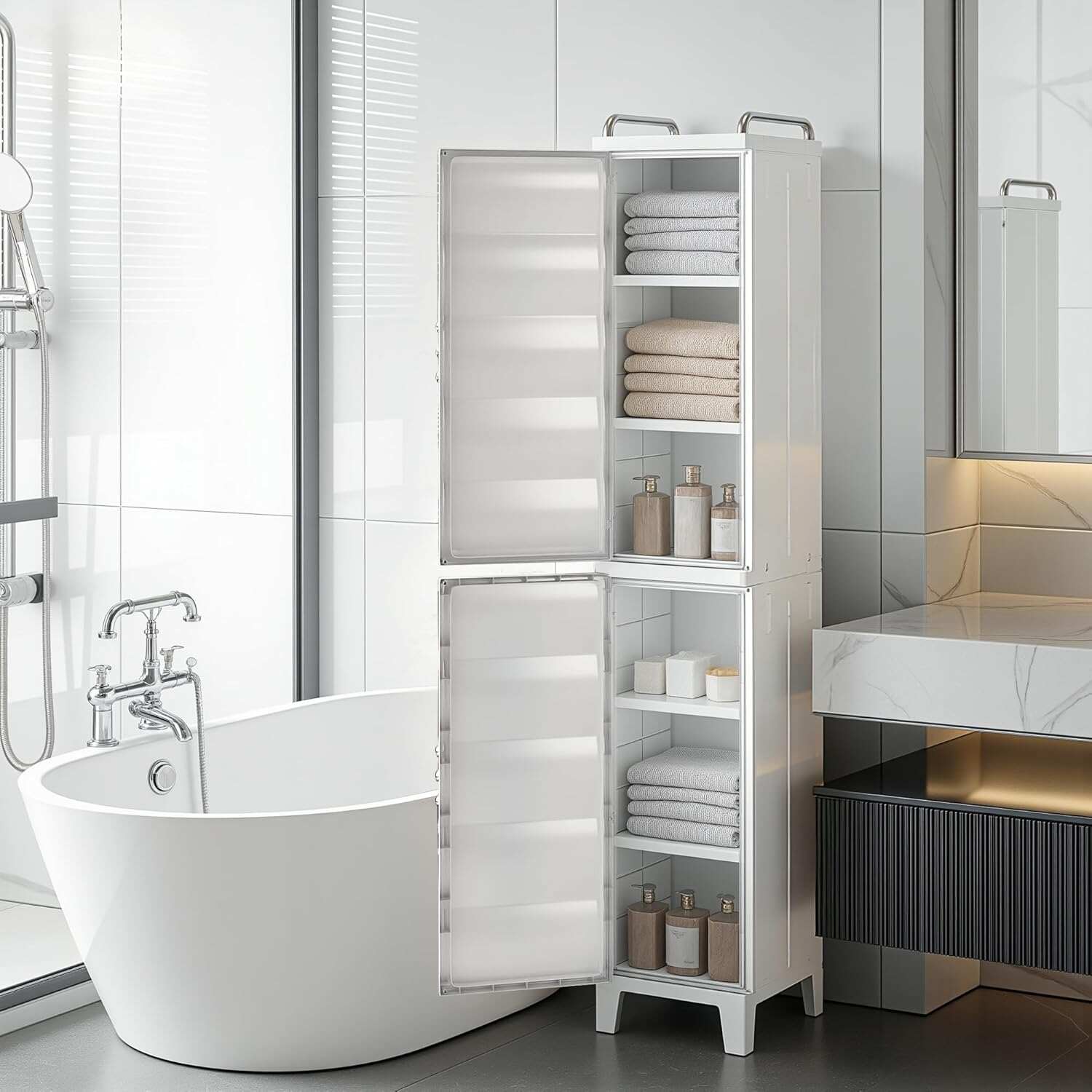 VECELO Narrow Storage Cabinet