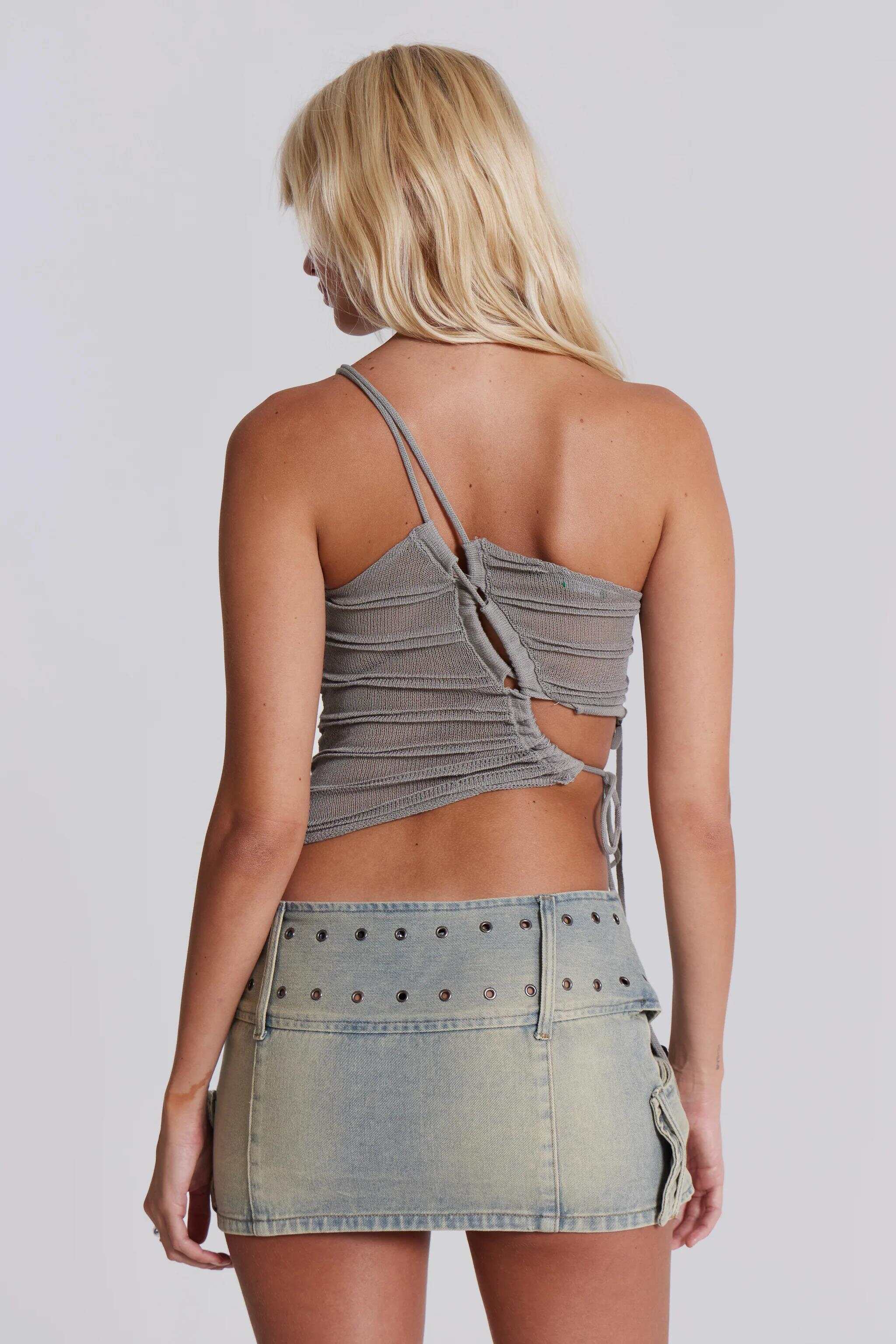 Denim Assassin Micro Mini Skirt