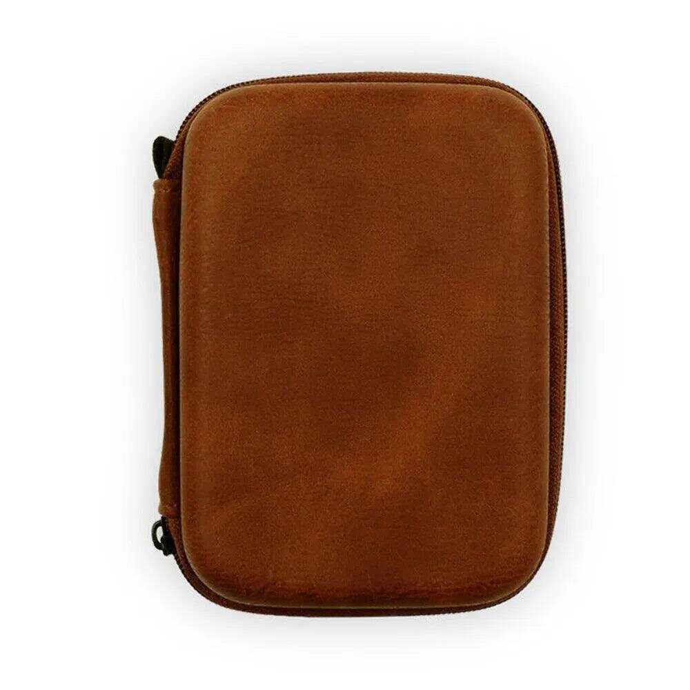 KZ Brown Leather Earphone Case