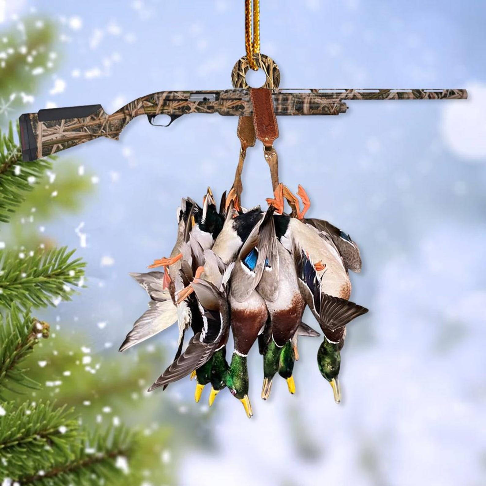 Duck Hunting Ornament | Christmas Gift