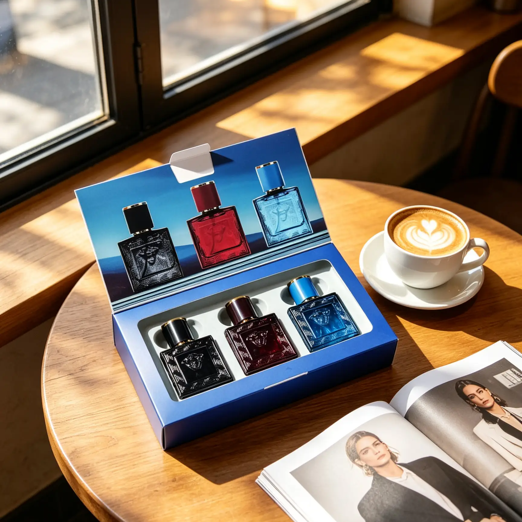 3 Pcs Medusa Embossed Men Cologne Gift Set——30ml*3