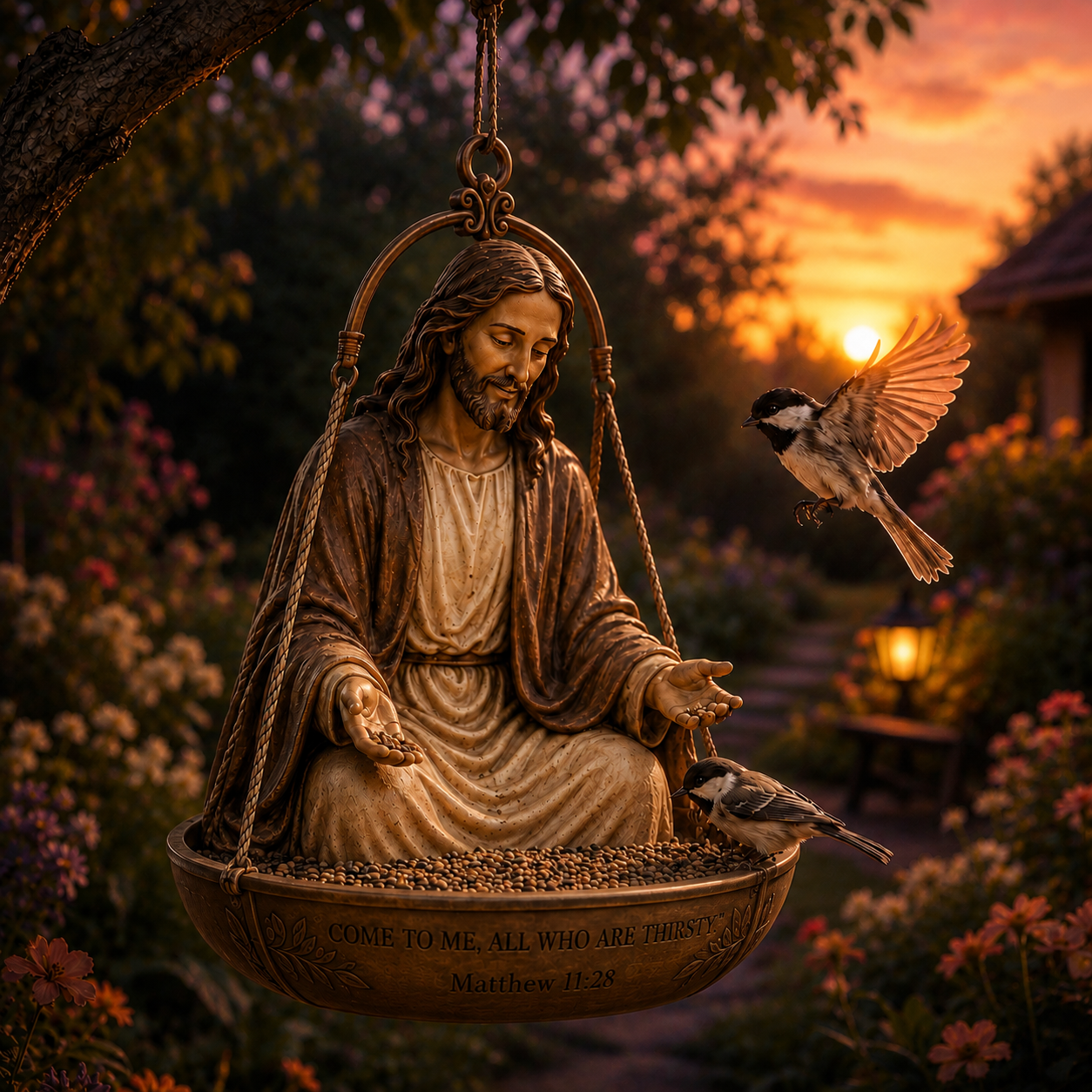 Garden of Grace · Blessing Bird Feeder