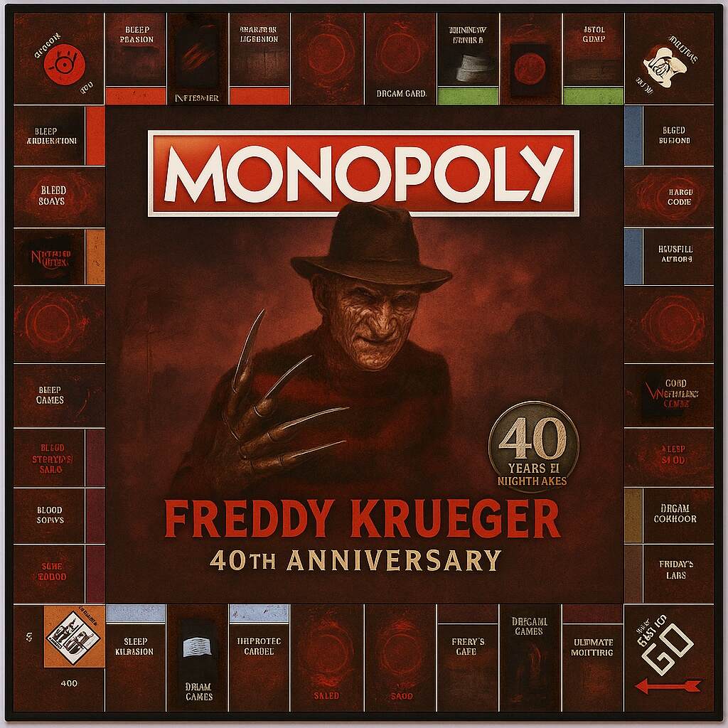 MONOPOLY: Freddy Krueger 40th Anniversary Edition