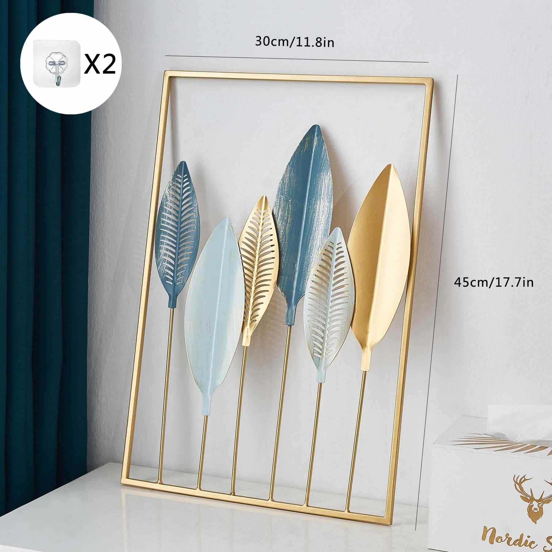 Metal Leaf Wall Décor